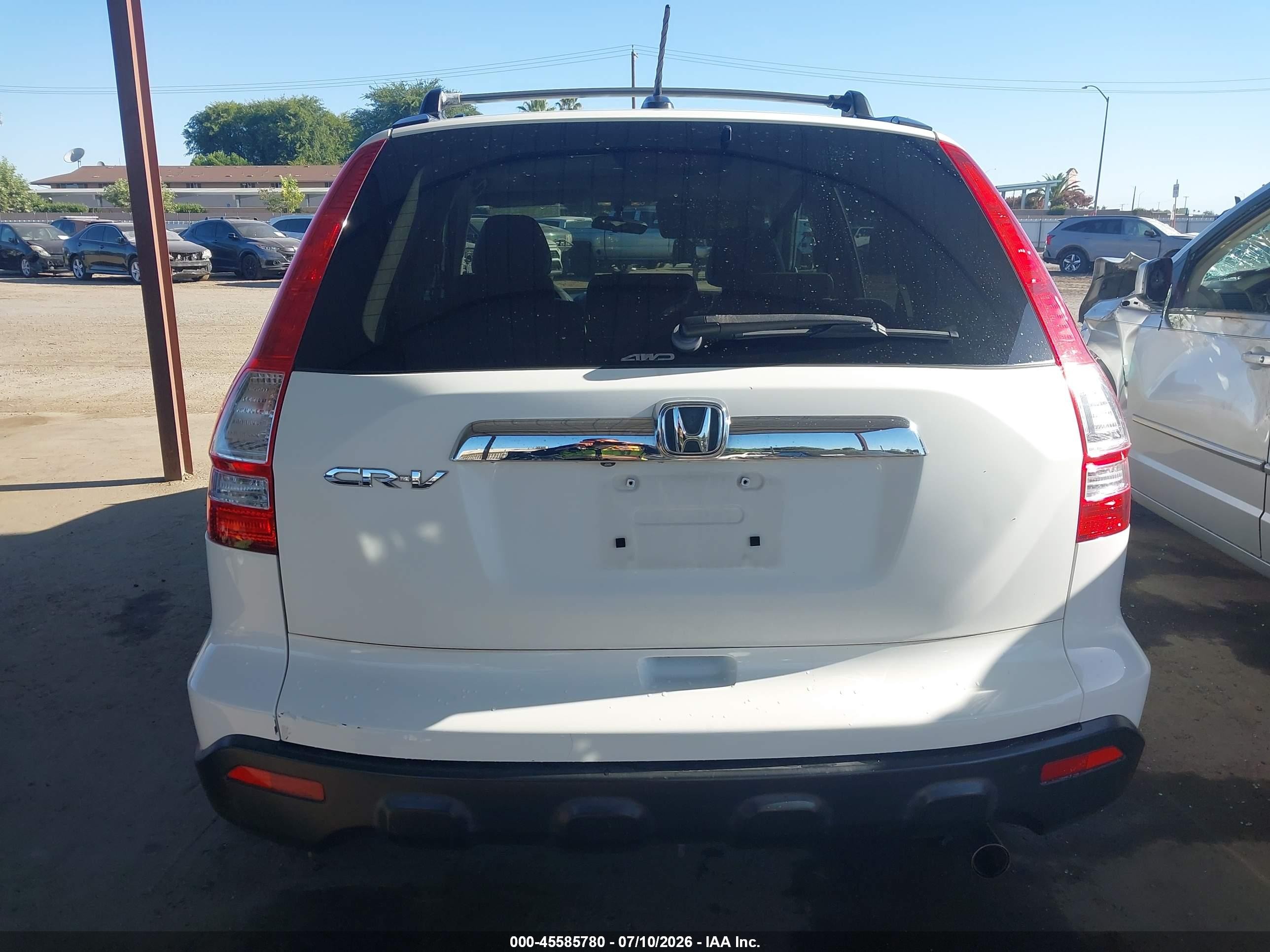 2007 Honda Cr-v Ex-l White vin: JHLRE48787C089684