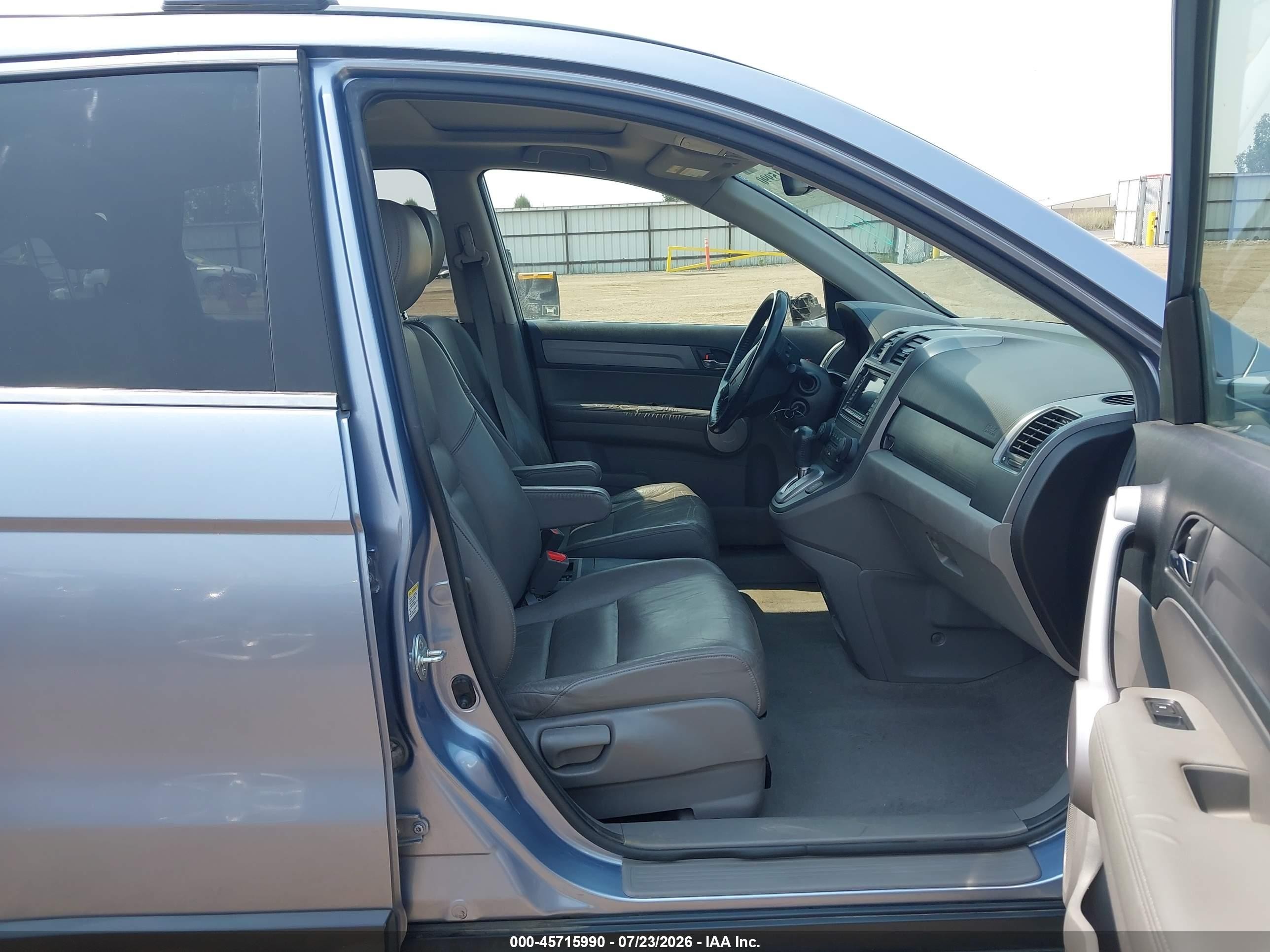 2007 Honda Cr-v Ex-l Light Blue vin: JHLRE48787C100411
