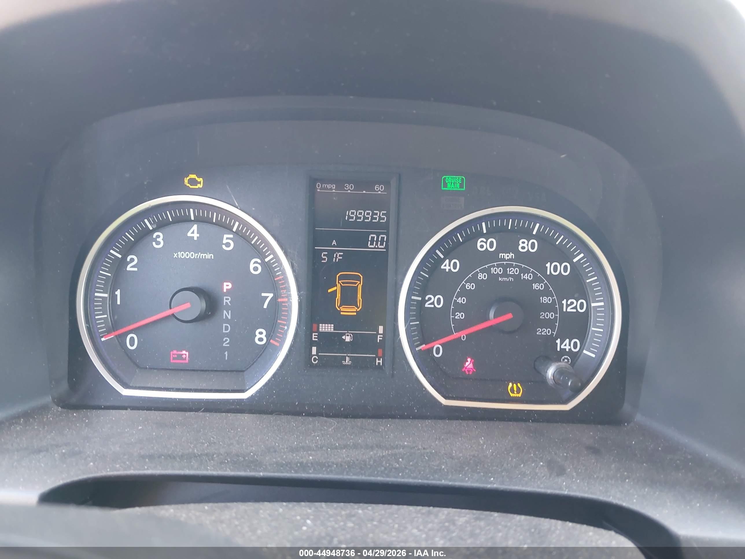 2007 Honda Cr-v Ex-l Green vin: JHLRE48787C122828