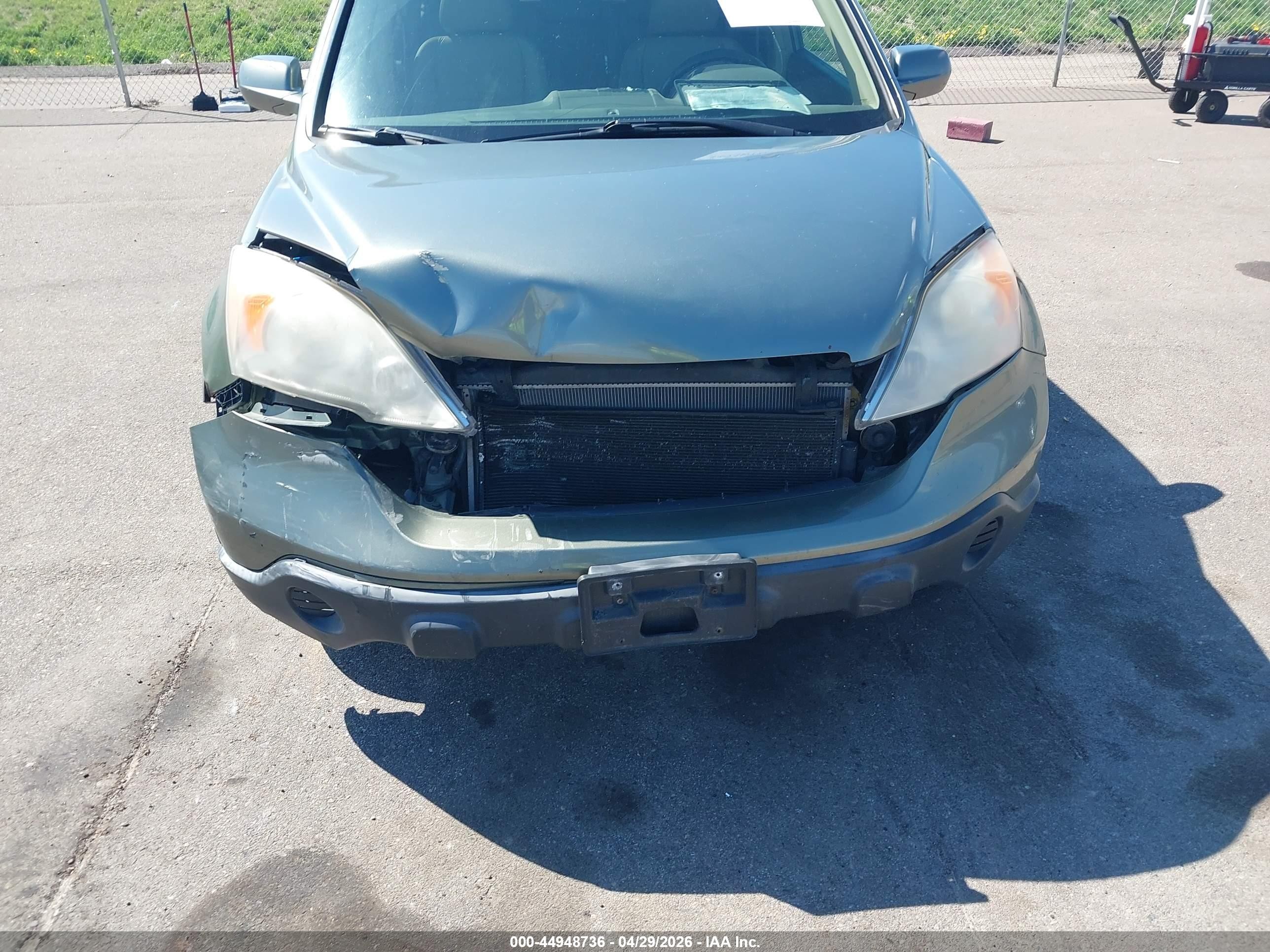 2007 Honda Cr-v Ex-l Green vin: JHLRE48787C122828