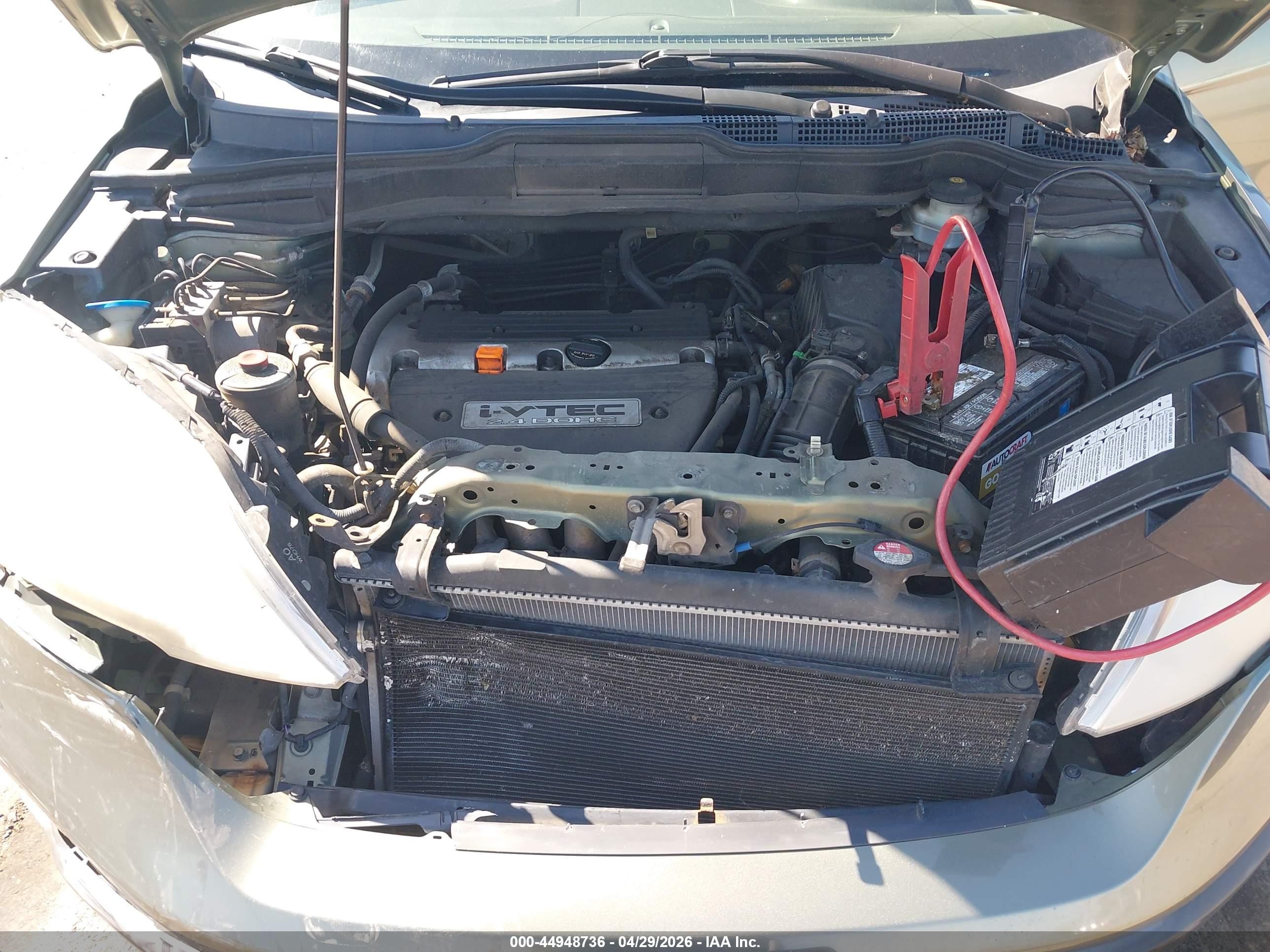 2007 Honda Cr-v Ex-l Green vin: JHLRE48787C122828