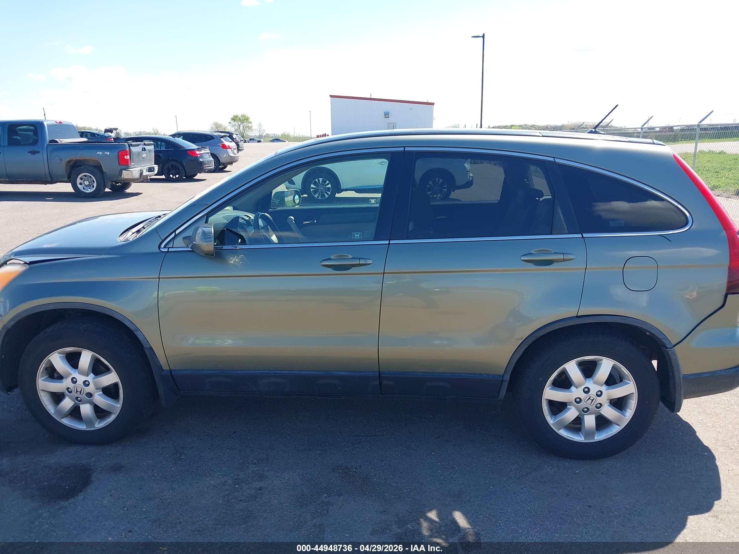 2007 Honda Cr-v Ex-l Green vin: JHLRE48787C122828