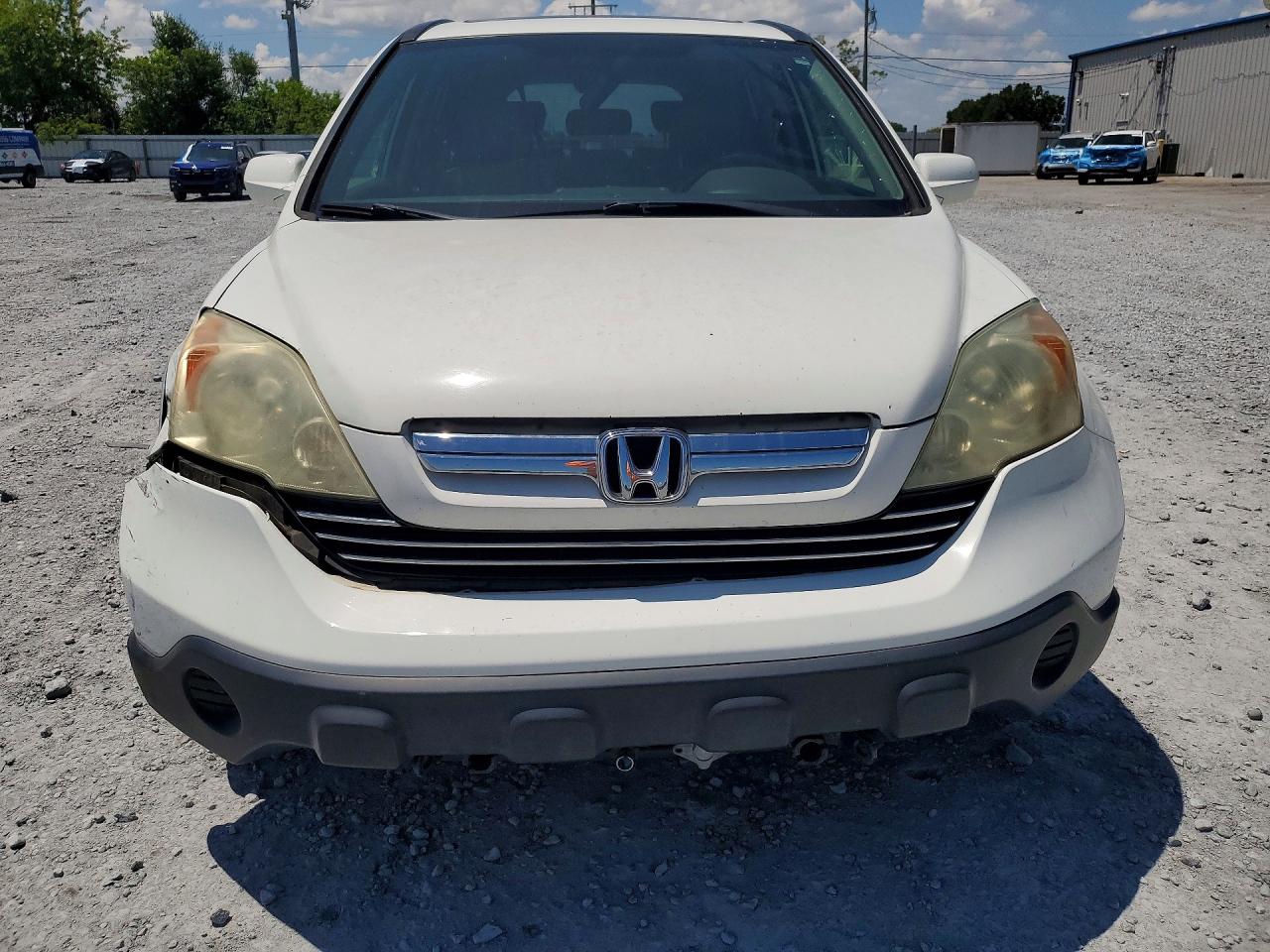 2007 Honda Cr-v Exl White vin: JHLRE48787C123218