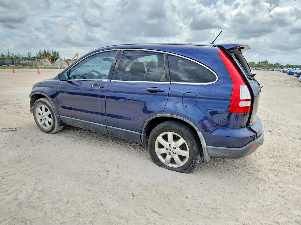 2008 Honda Cr-v Exl Blue vin: JHLRE48788C019572