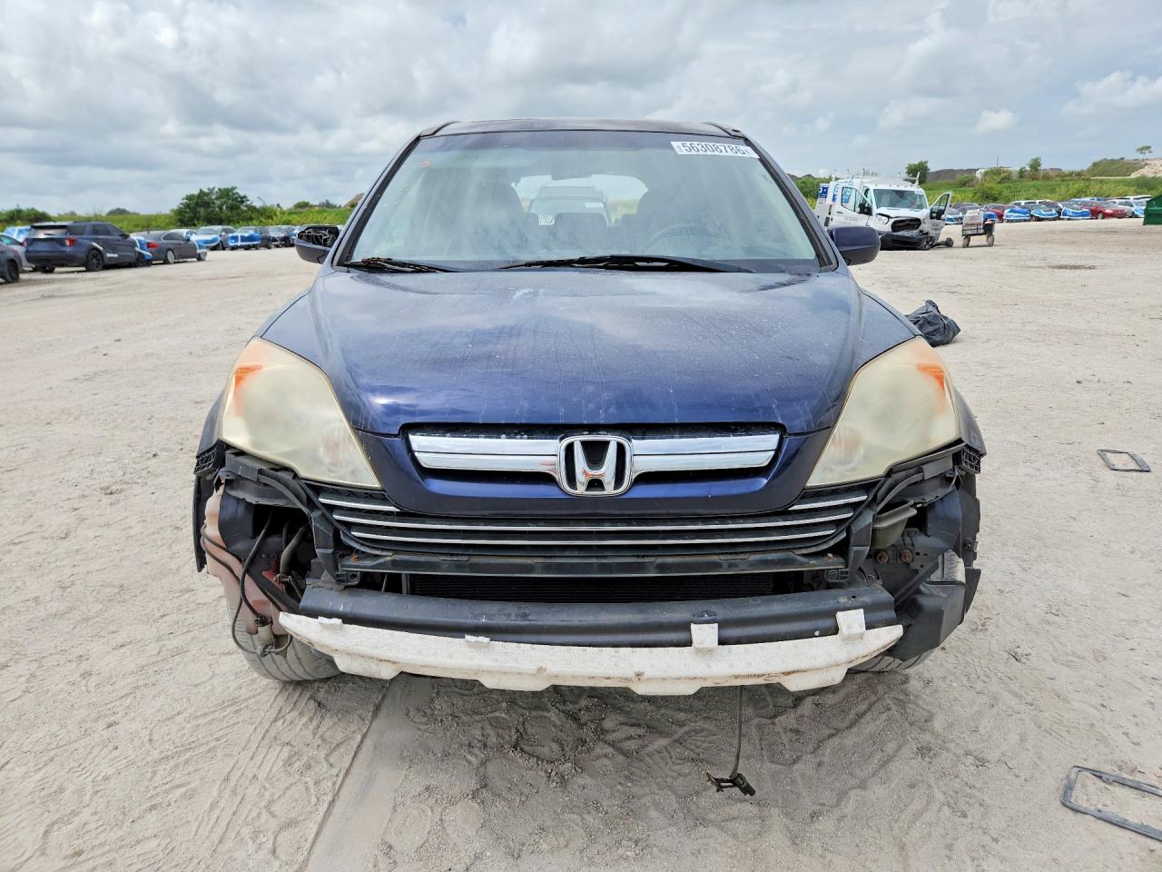 2008 Honda Cr-v Exl Blue vin: JHLRE48788C019572