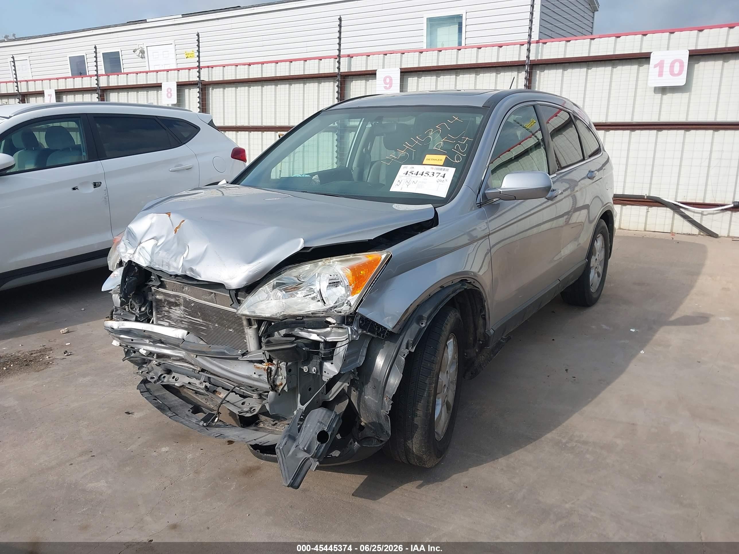 2008 Honda Cr-v Ex-l Silver vin: JHLRE48788C032080