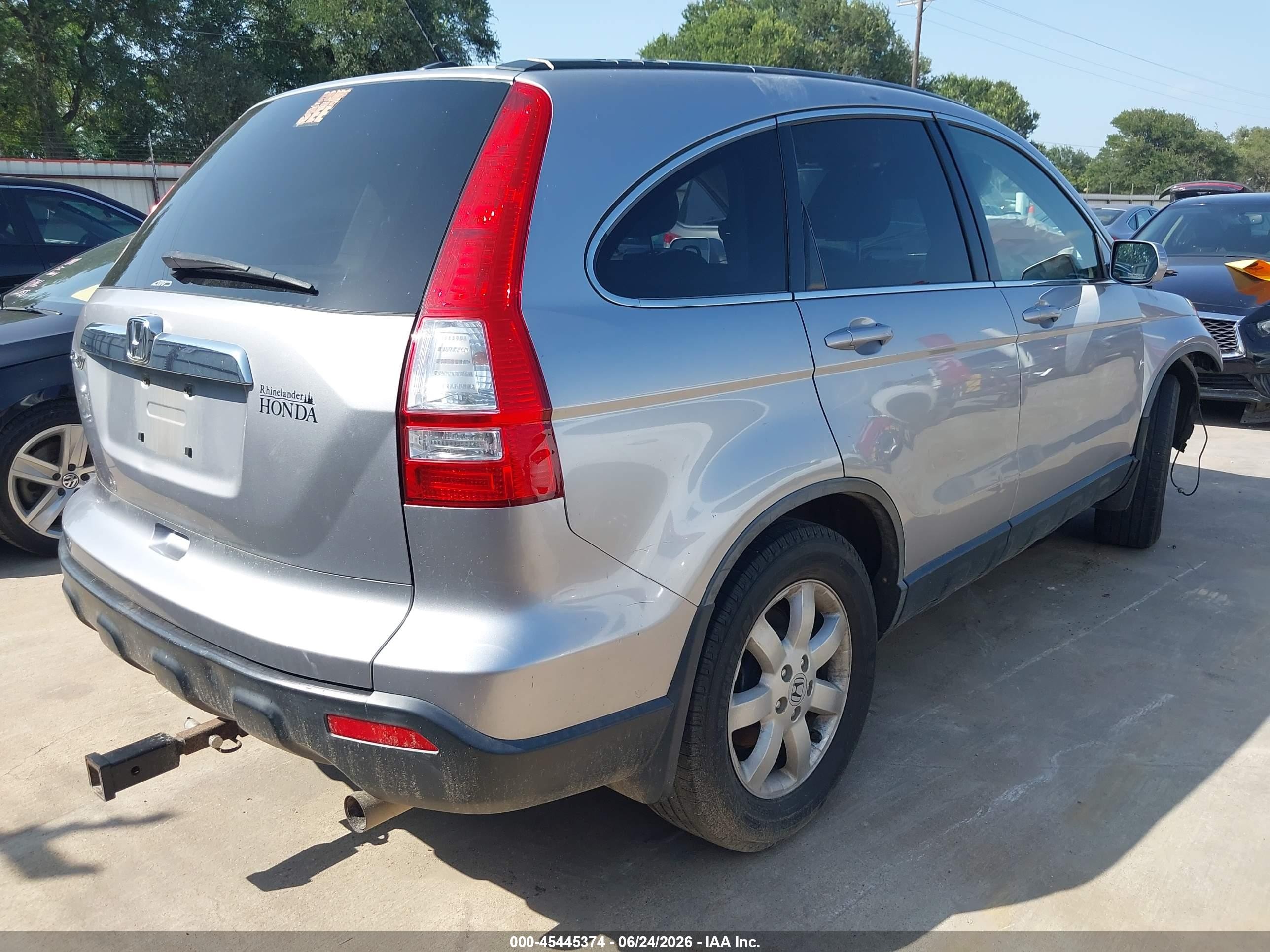 2008 Honda Cr-v Ex-l Silver vin: JHLRE48788C032080