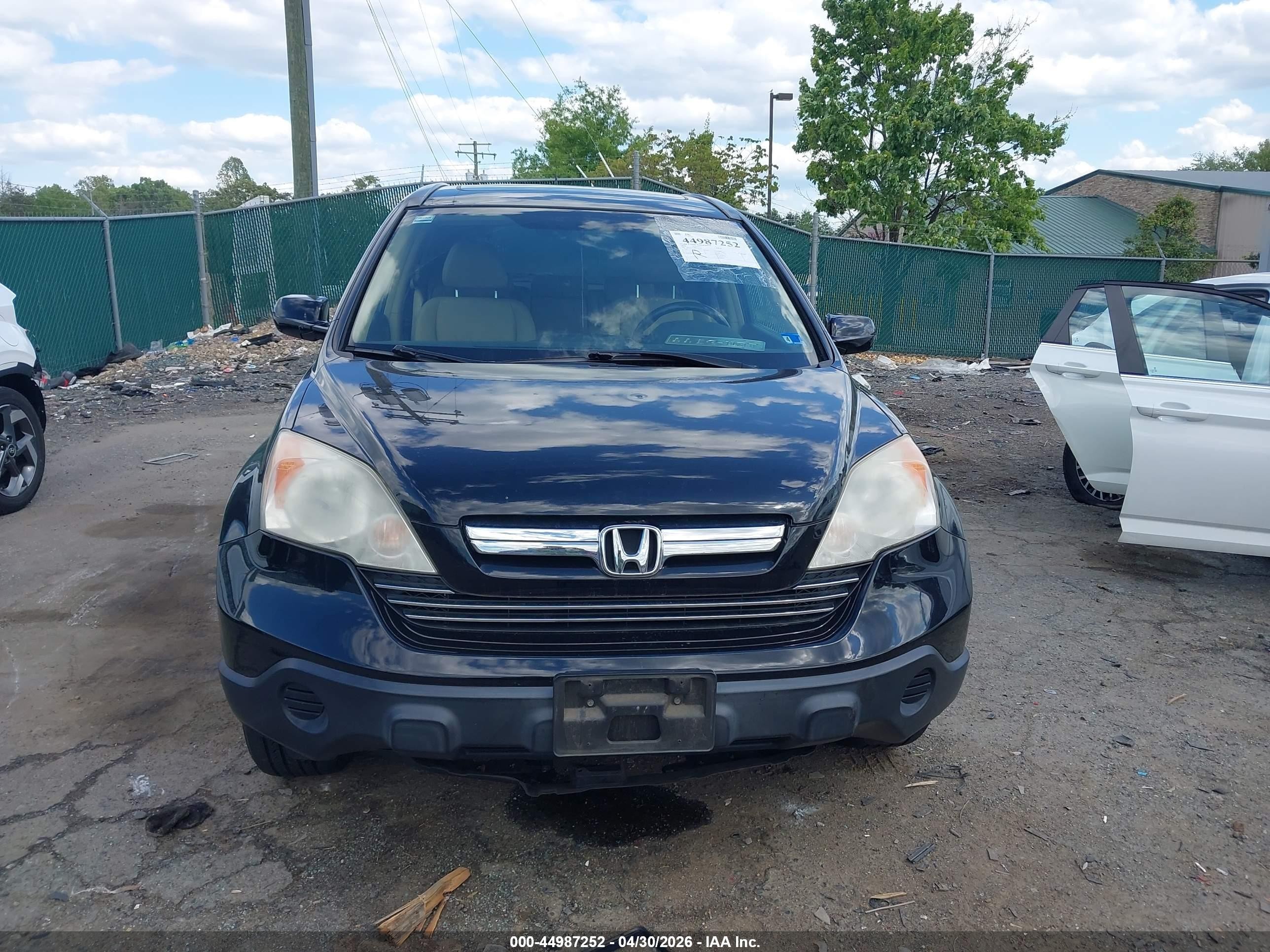 2008 Honda Cr-v Ex-l Black vin: JHLRE48788C037232