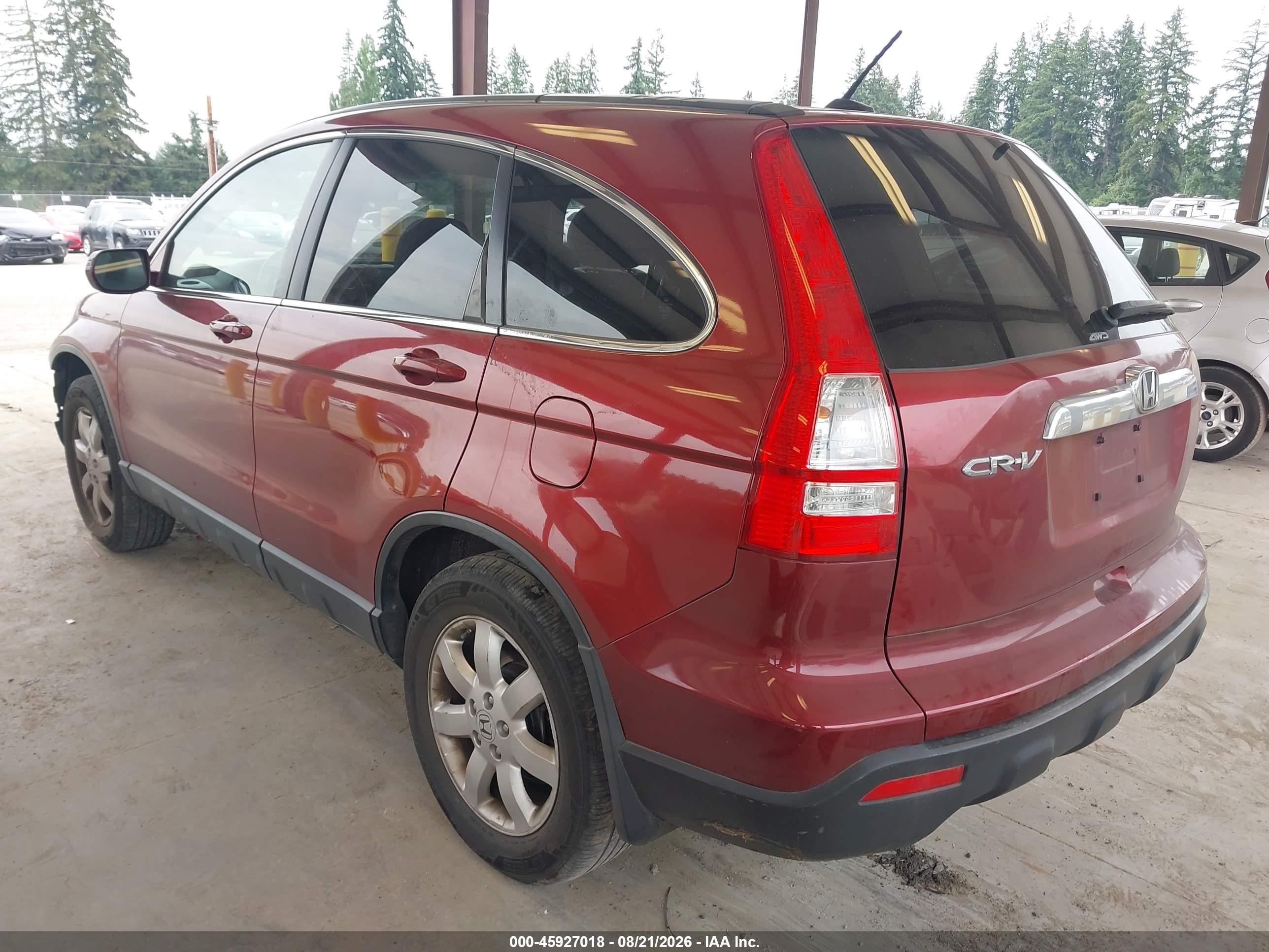 2008 Honda Cr-v Ex-l Темно-бордовый vin: JHLRE48788C038350