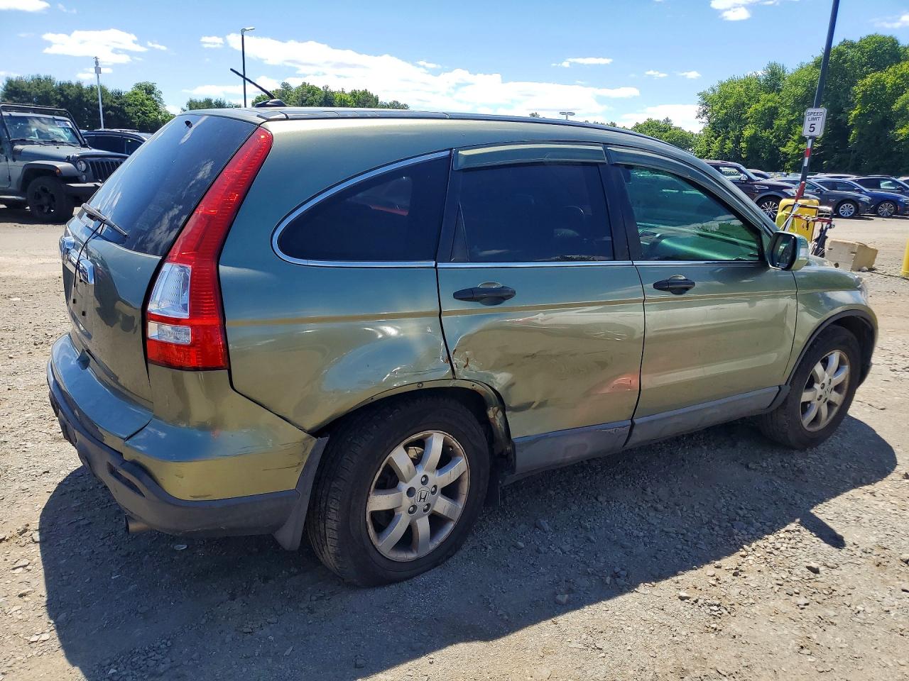 2008 Honda Cr-v Exl Зеленый vin: JHLRE48788C047212