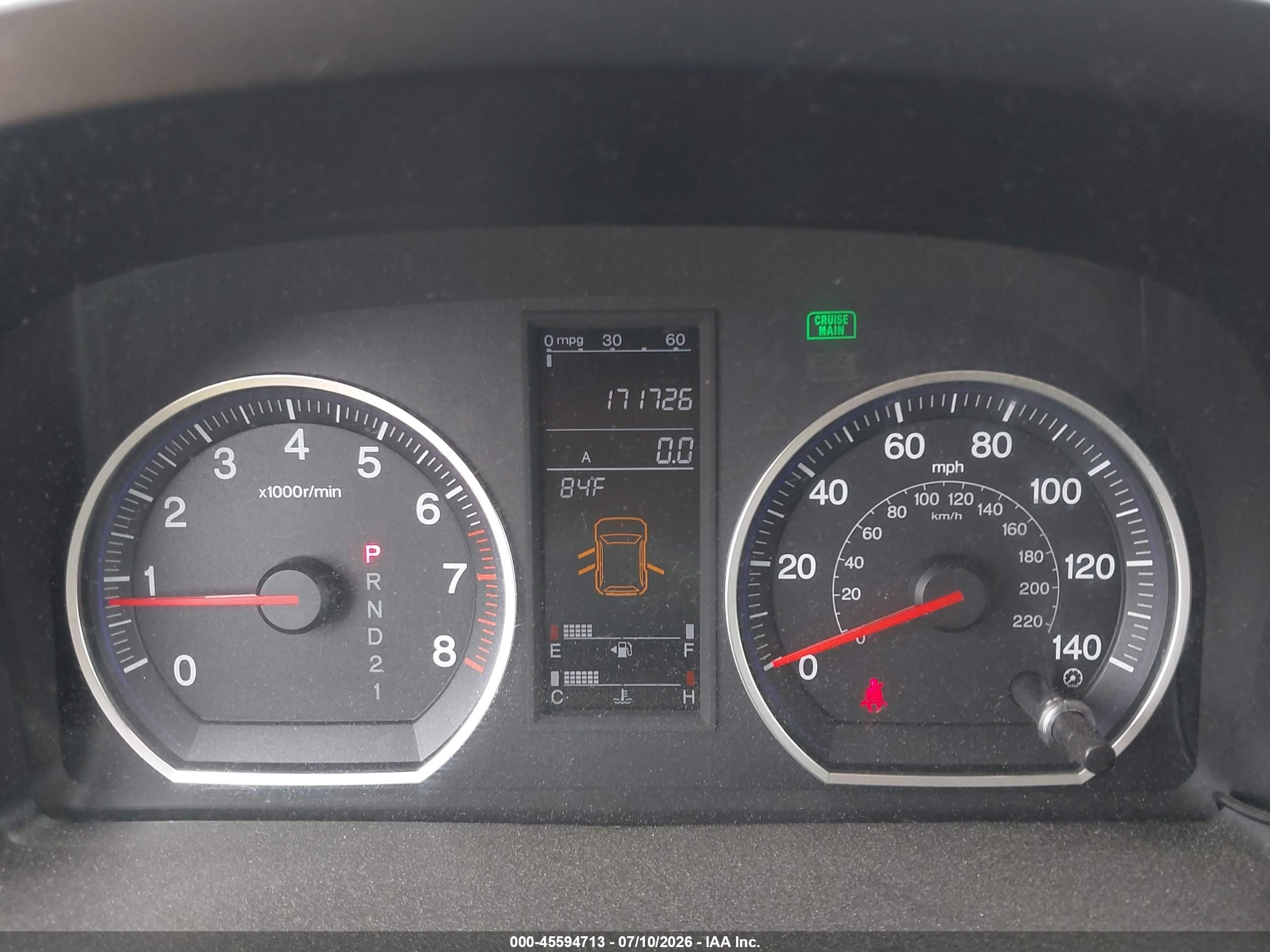 2008 Honda Cr-v Ex-l Blue vin: JHLRE48788C050949