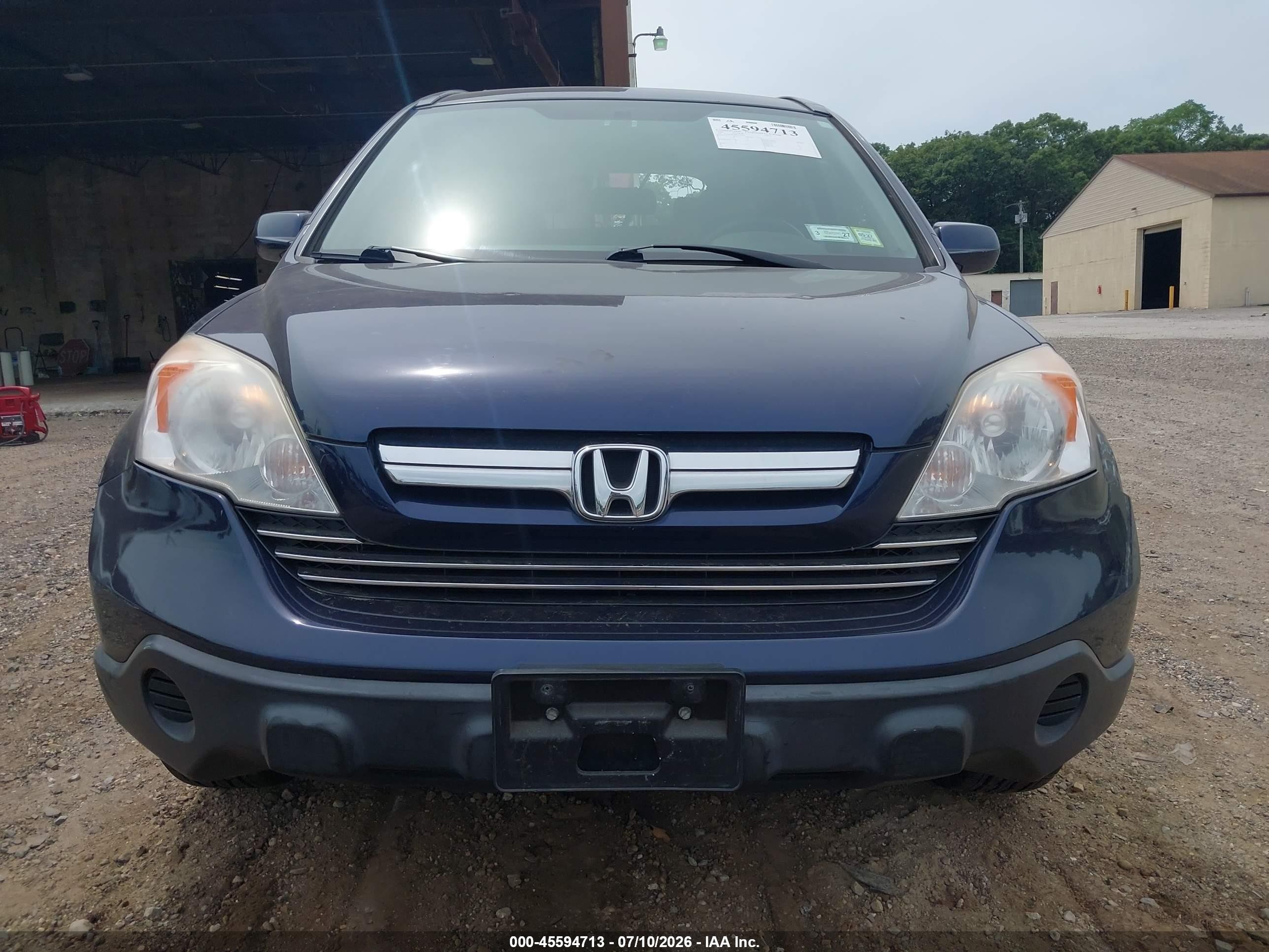 2008 Honda Cr-v Ex-l Blue vin: JHLRE48788C050949