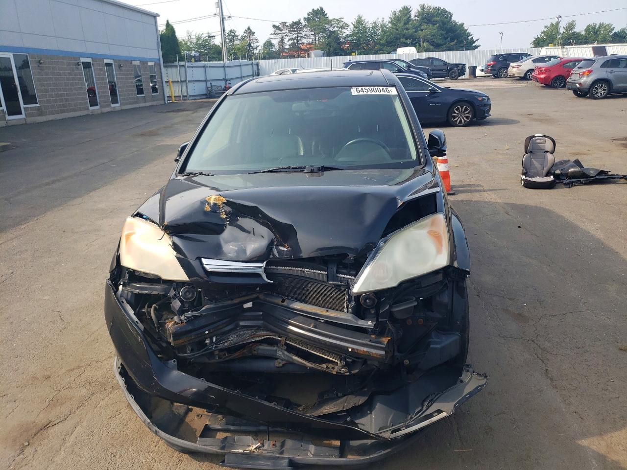 2008 Honda Cr-v Exl Black vin: JHLRE48788C051714