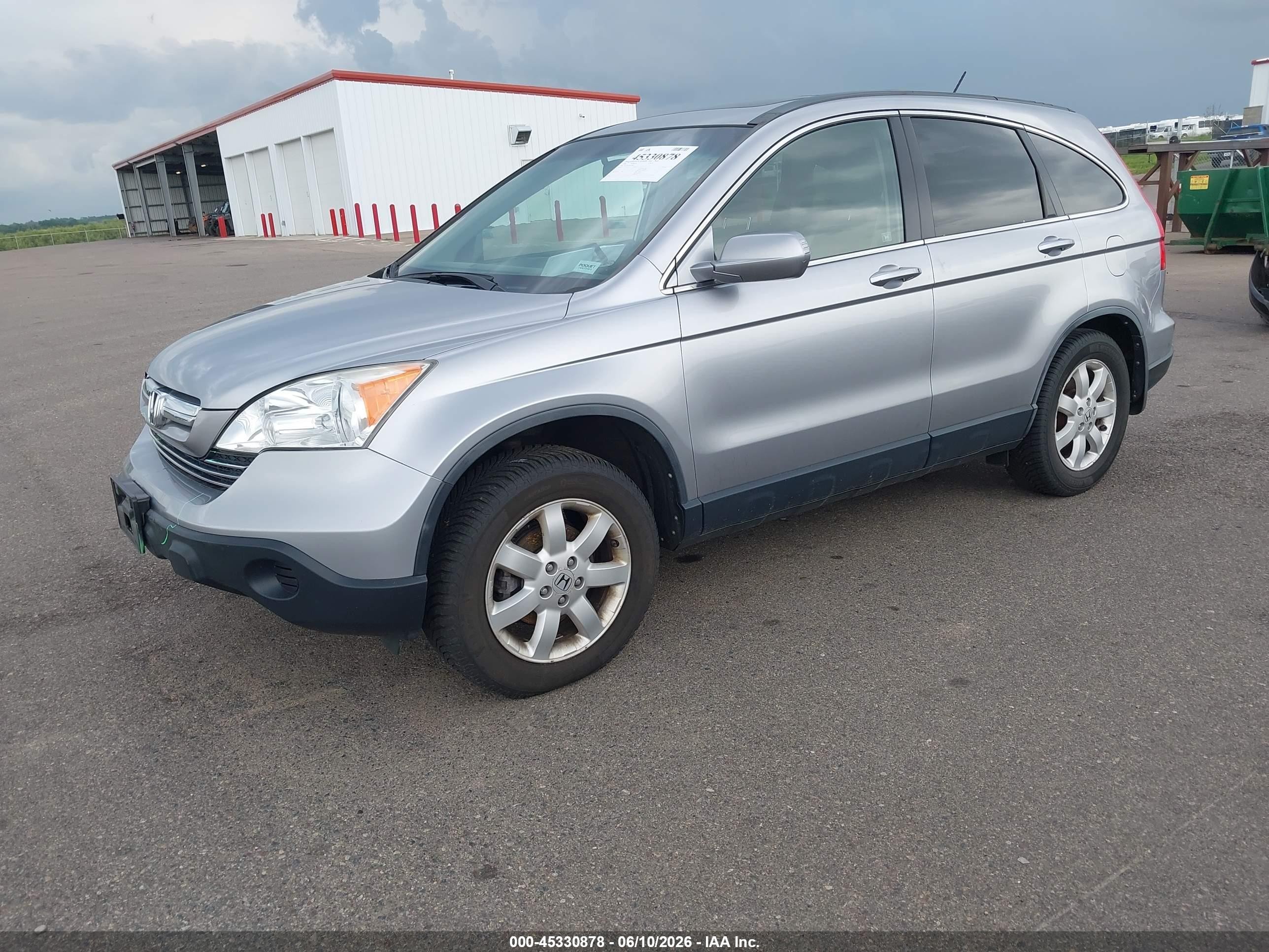 2008 Honda Cr-v Ex-l Silver vin: JHLRE48788C079223