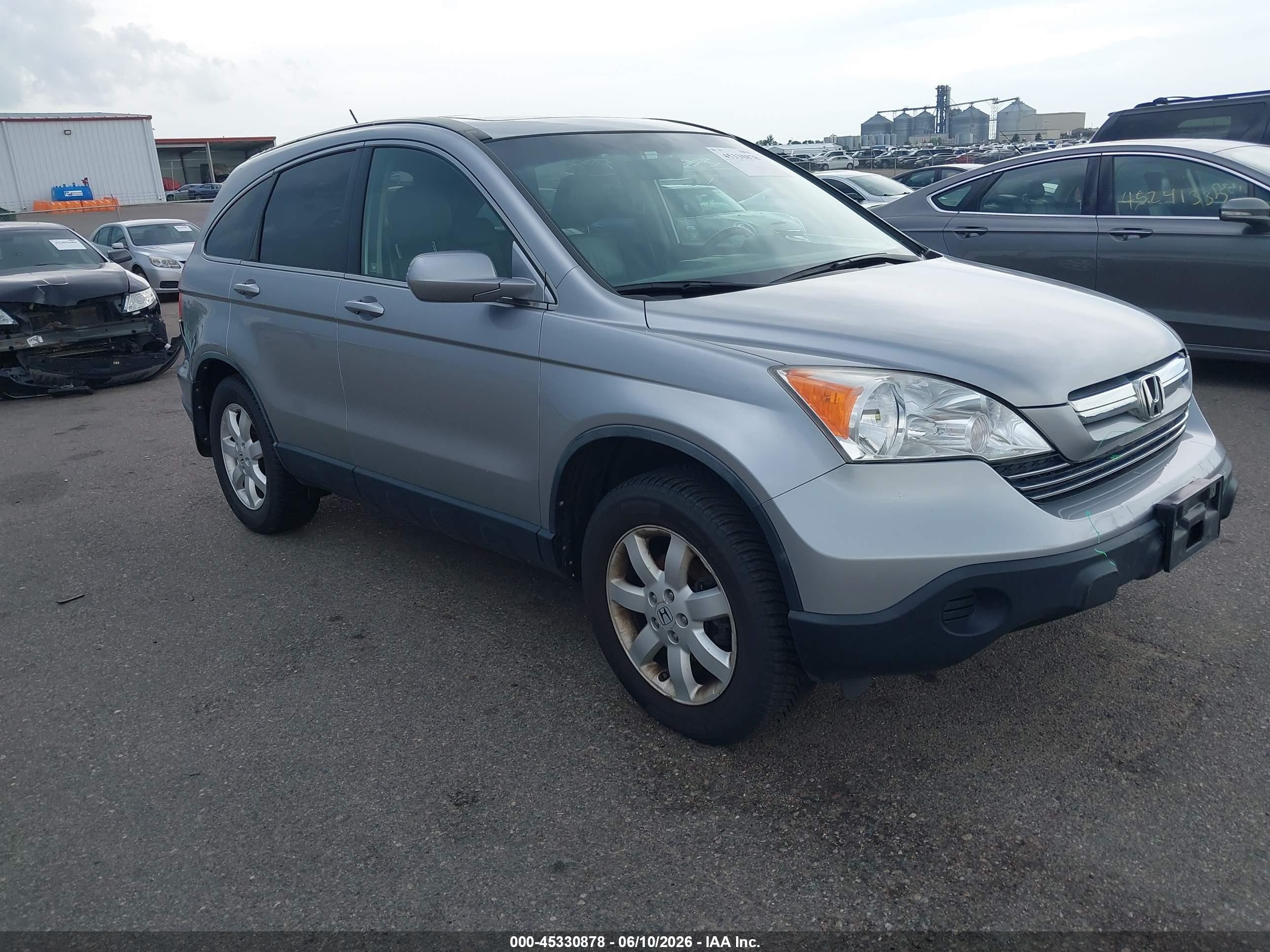 2008 Honda Cr-v Ex-l Silver vin: JHLRE48788C079223