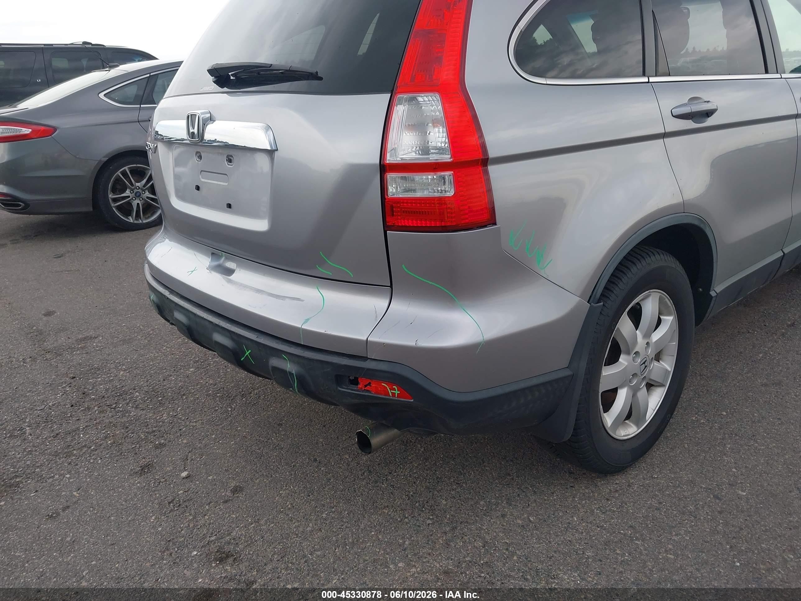 2008 Honda Cr-v Ex-l Silver vin: JHLRE48788C079223