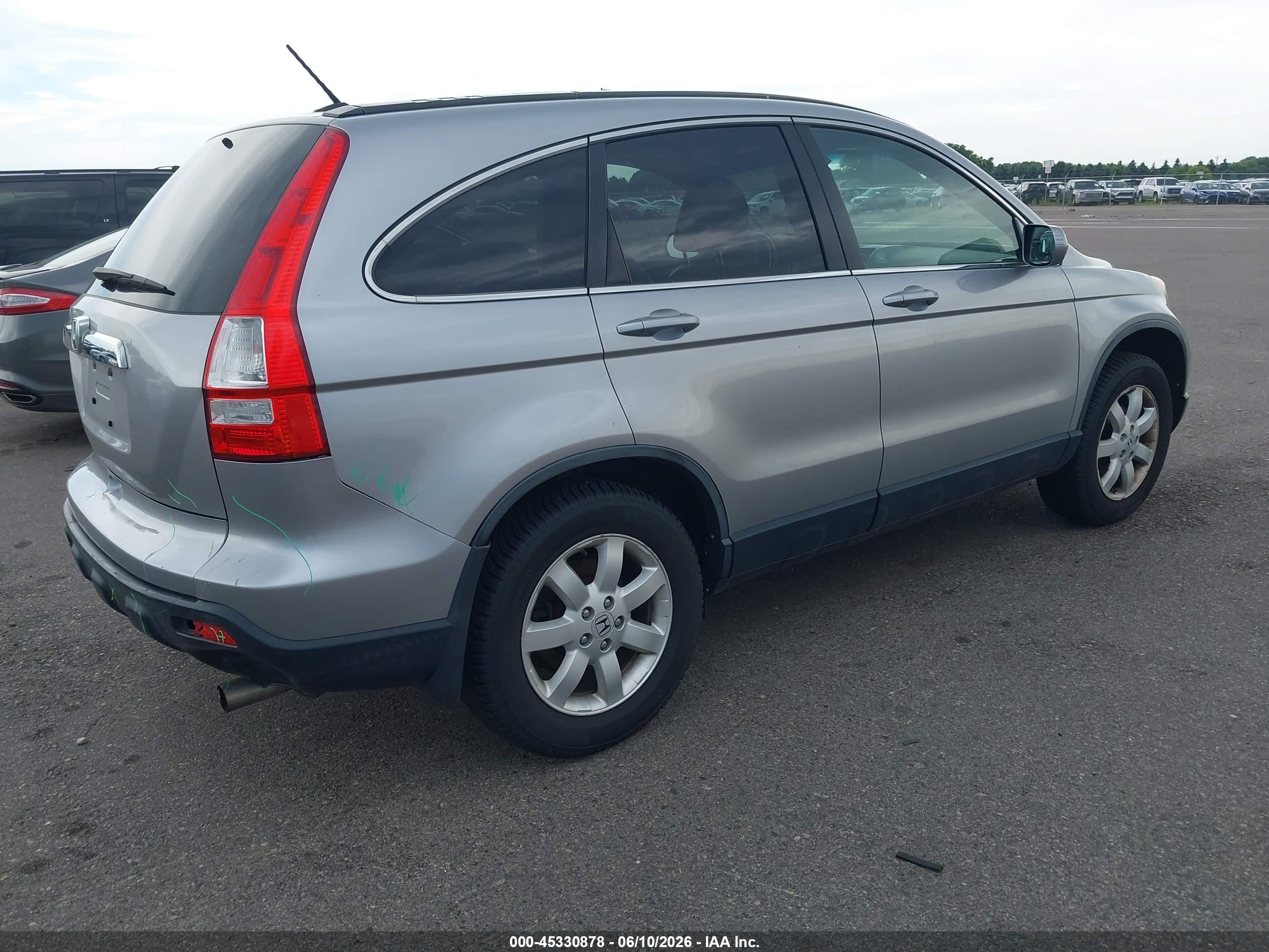 2008 Honda Cr-v Ex-l Silver vin: JHLRE48788C079223