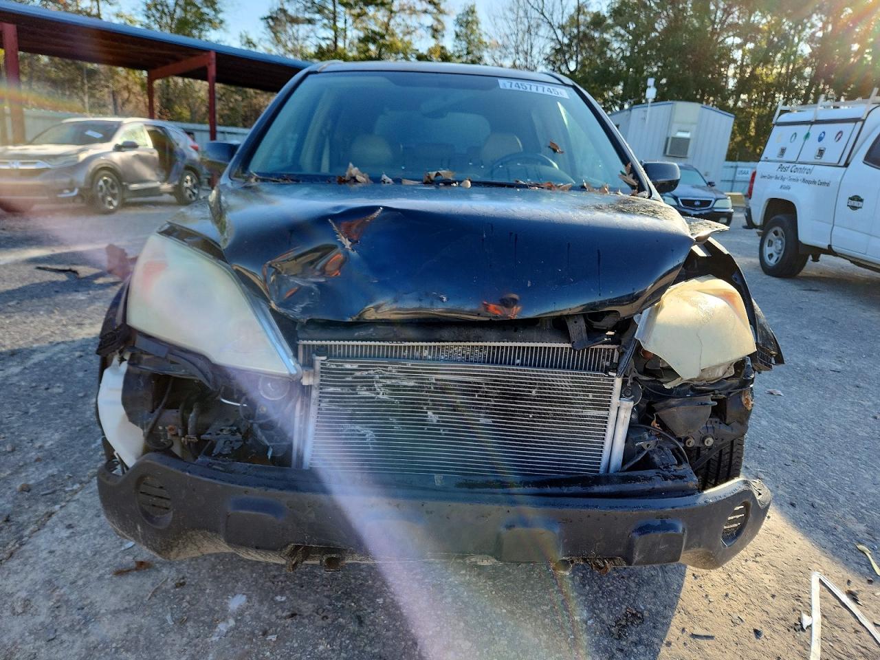2008 Honda Cr-v Exl Black vin: JHLRE48788C082266
