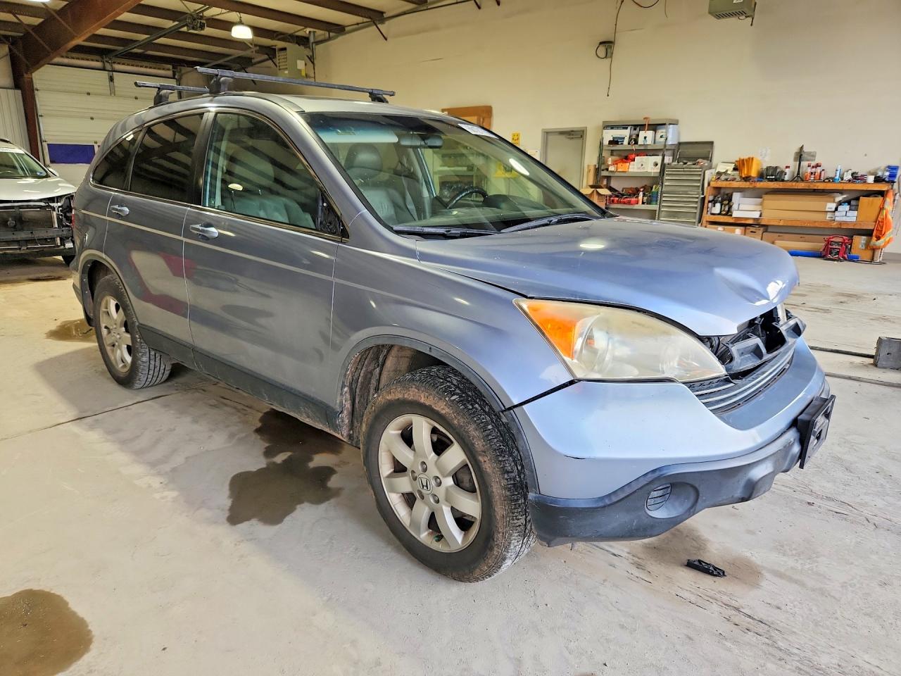 2009 Honda Cr-v Exl Blue vin: JHLRE48789C007701