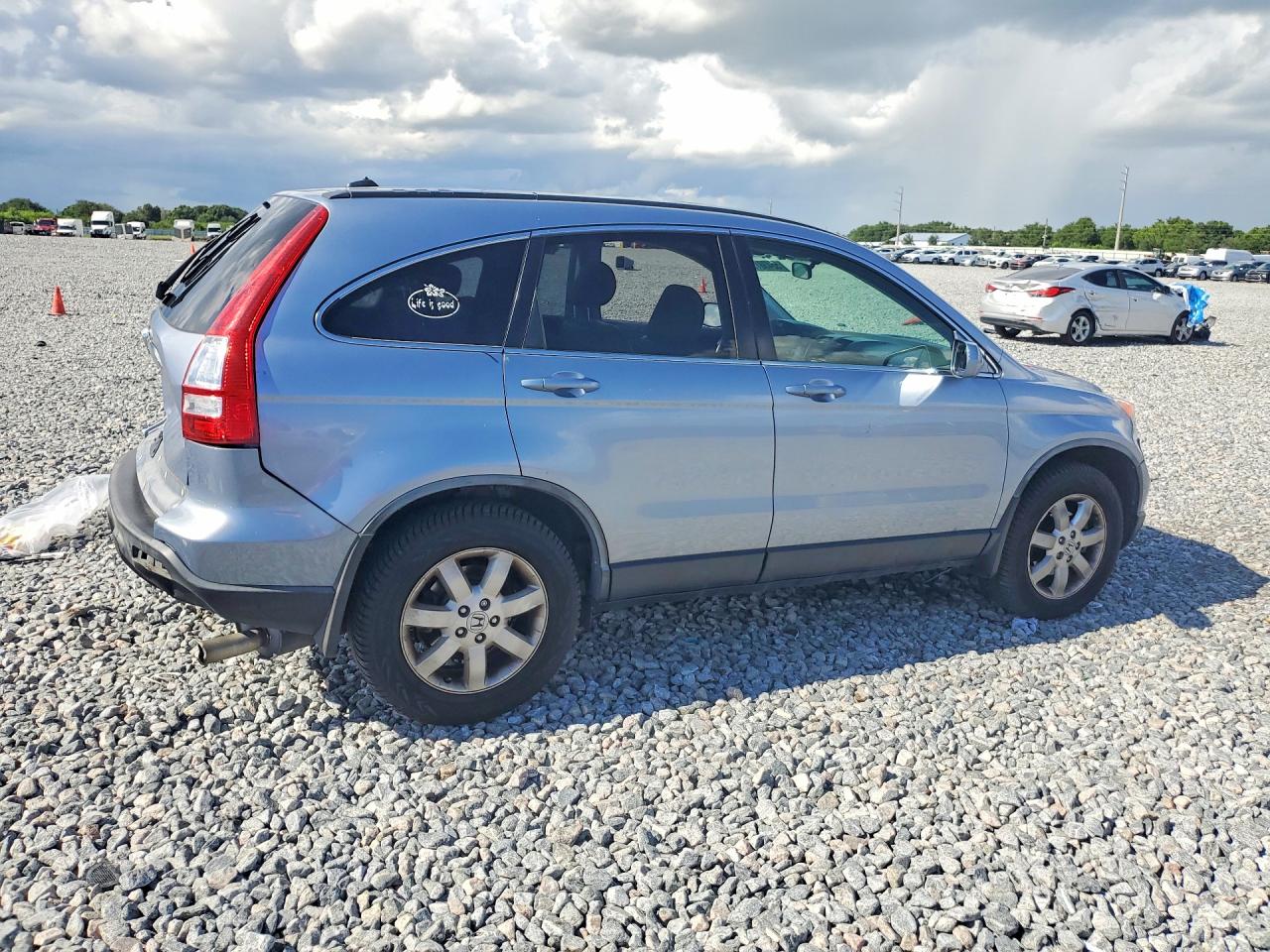 2009 Honda Cr-v Exl Blue vin: JHLRE48789C013224
