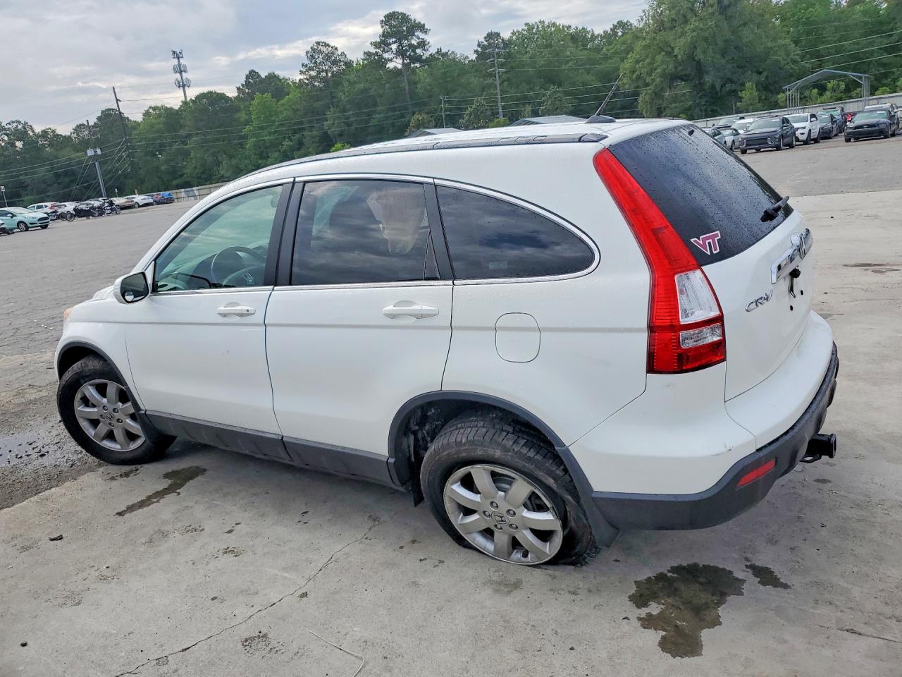 2009 Honda Cr-v Exl White vin: JHLRE48789C015121