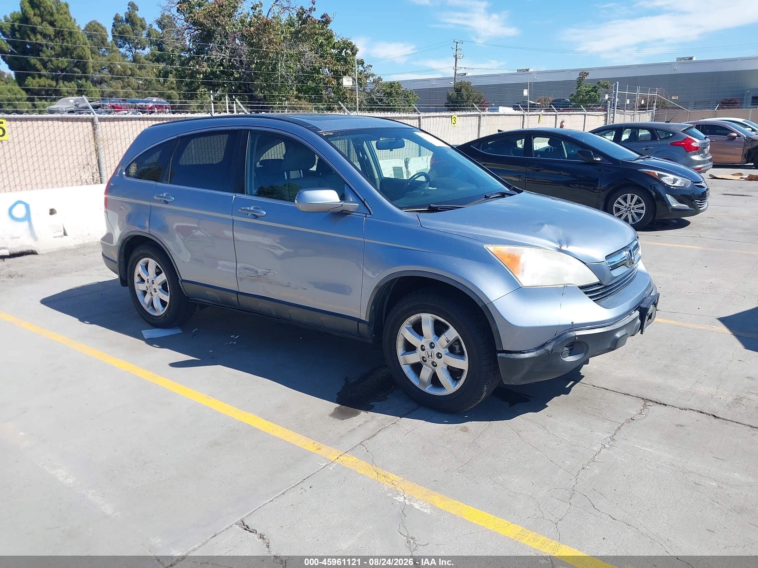 2009 Honda Cr-v Ex-l Синий vin: JHLRE48789C020237