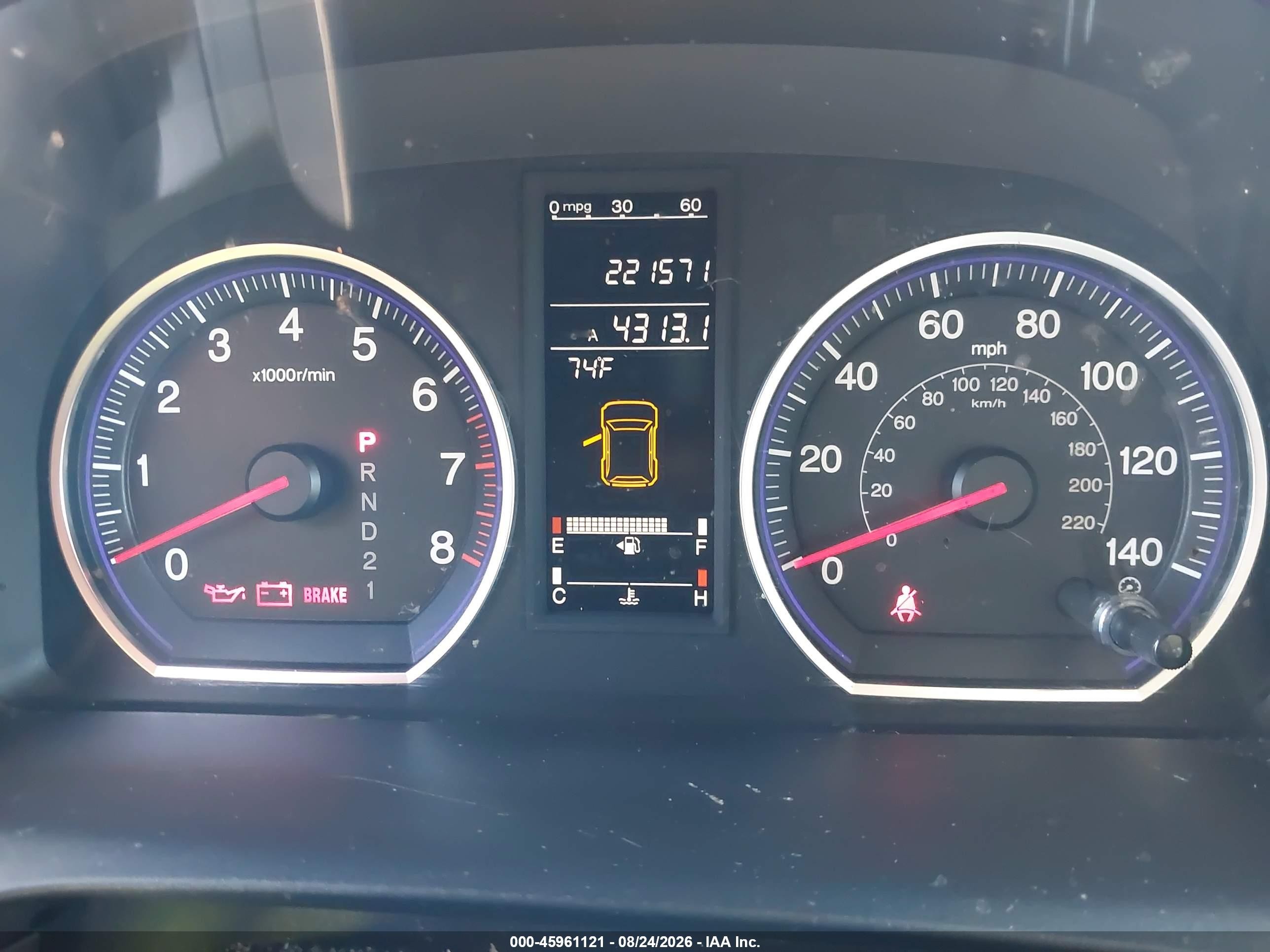 2009 Honda Cr-v Ex-l Синий vin: JHLRE48789C020237