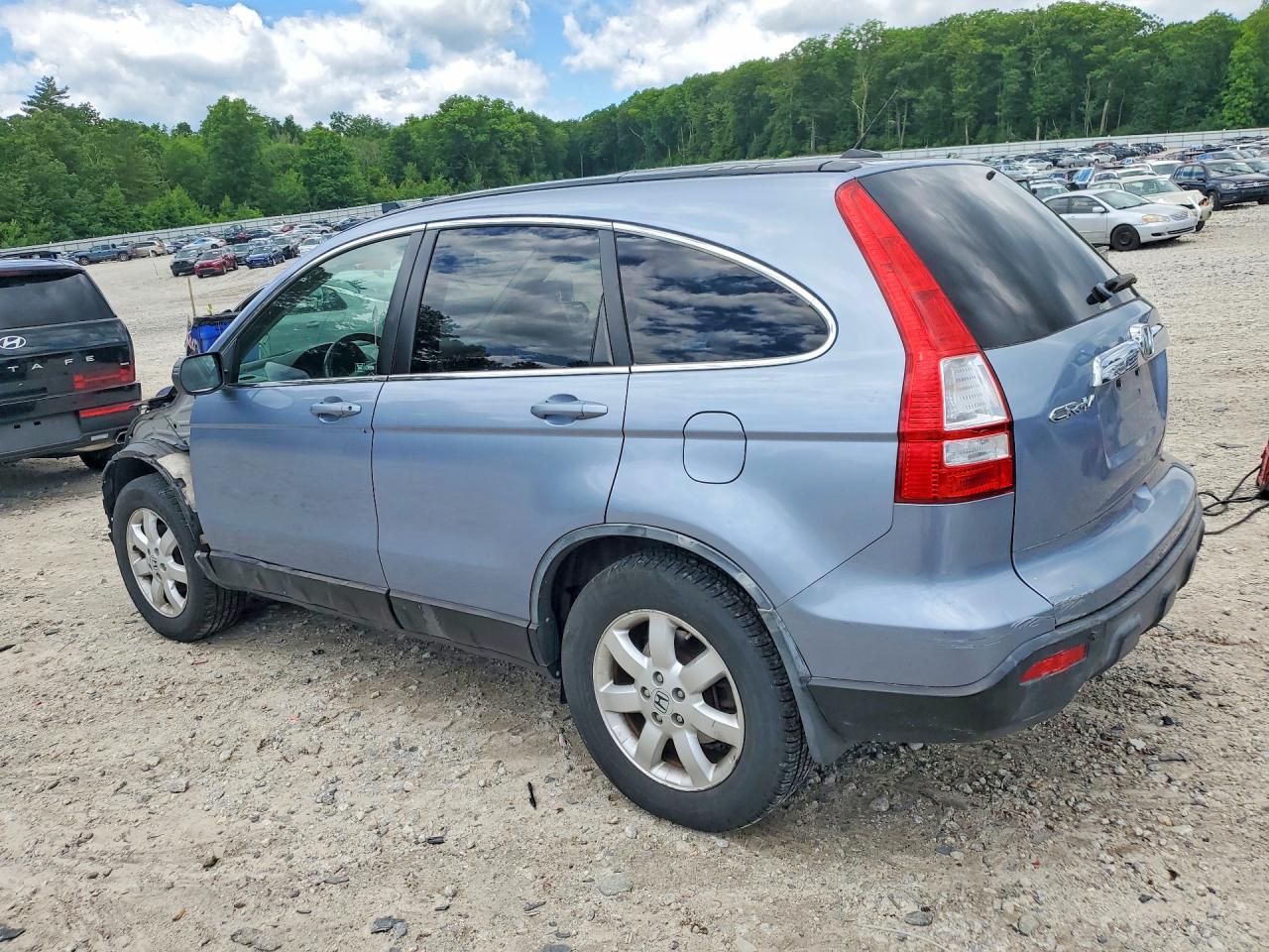 2007 Honda Cr-v Exl Синий vin: JHLRE48797C001998