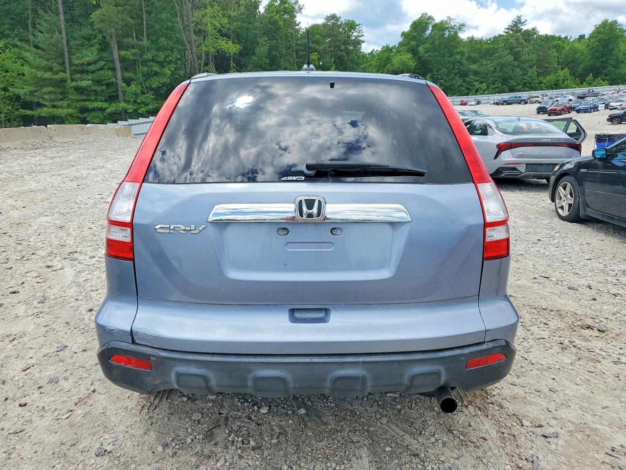 2007 Honda Cr-v Exl Синий vin: JHLRE48797C001998