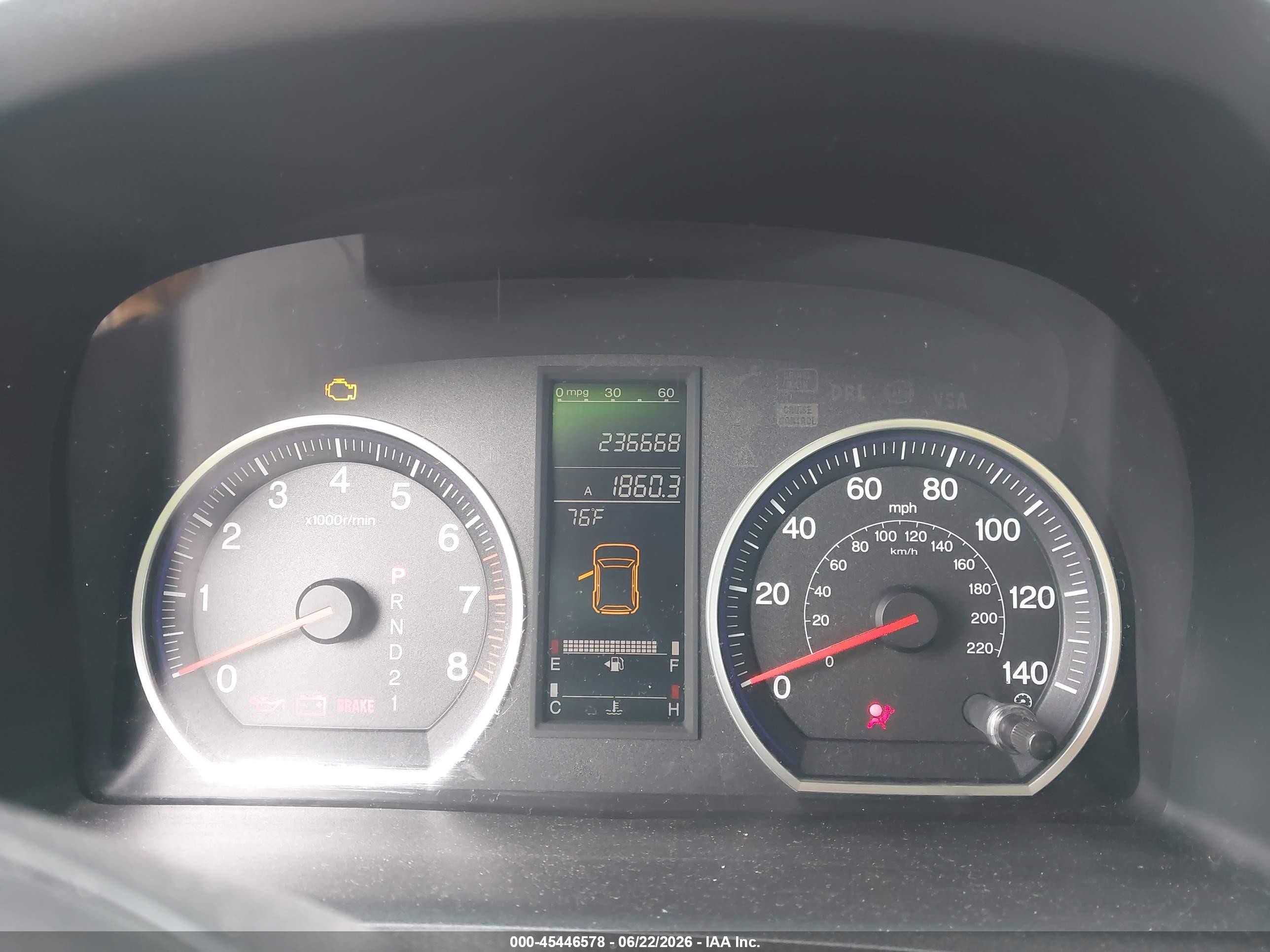 2007 Honda Cr-v Ex-l Black vin: JHLRE48797C013214