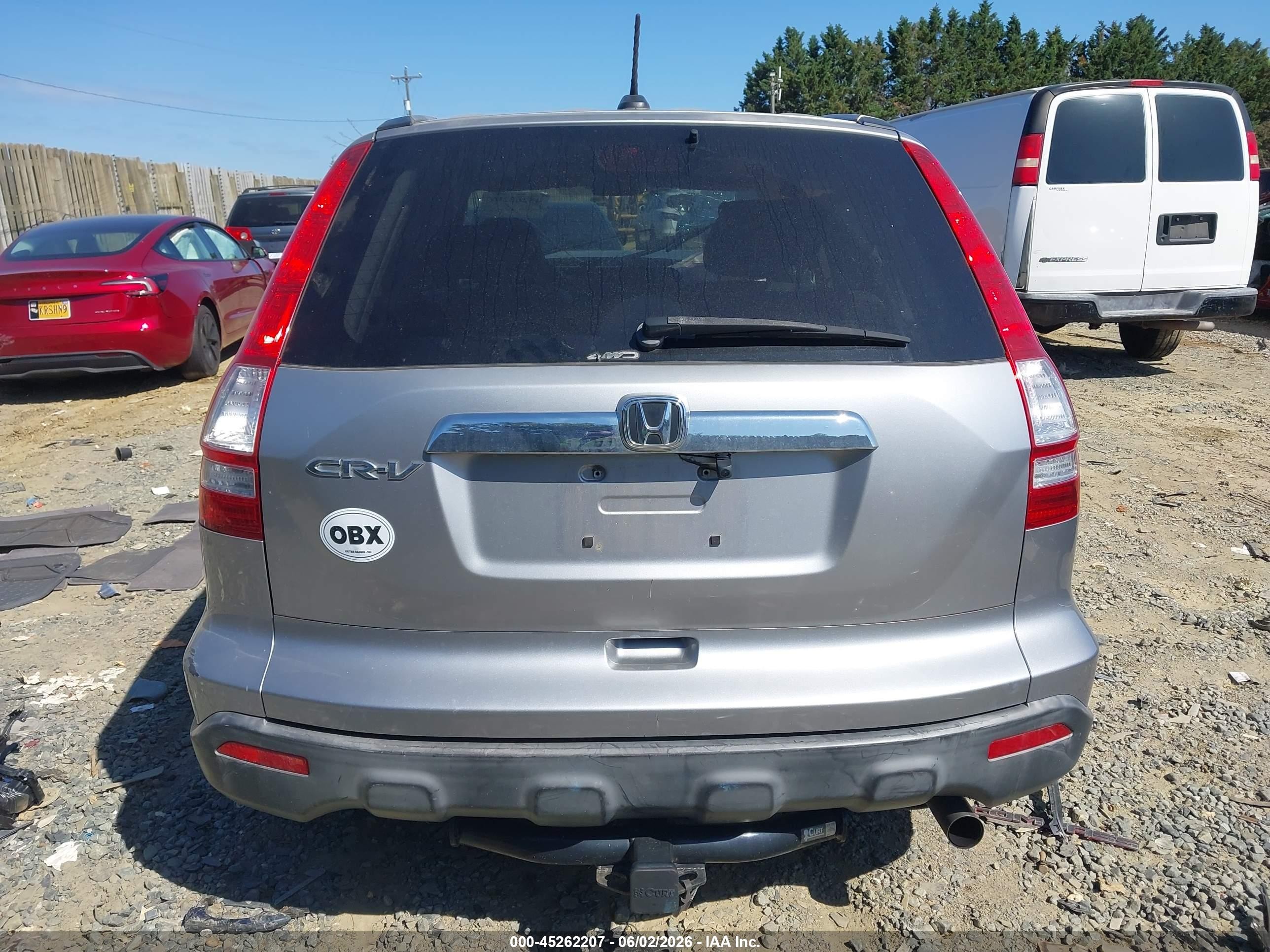2007 Honda Cr-v Ex-l Silver vin: JHLRE48797C021278
