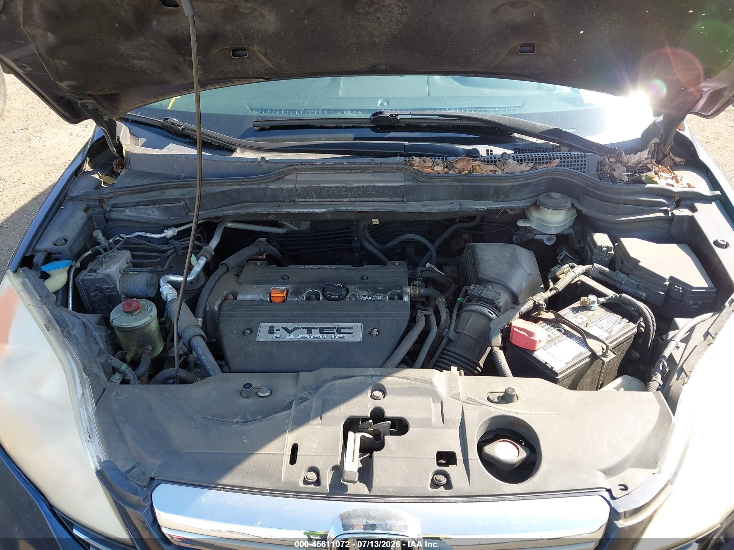 2007 Honda Cr-v Ex-l Blue vin: JHLRE48797C033401