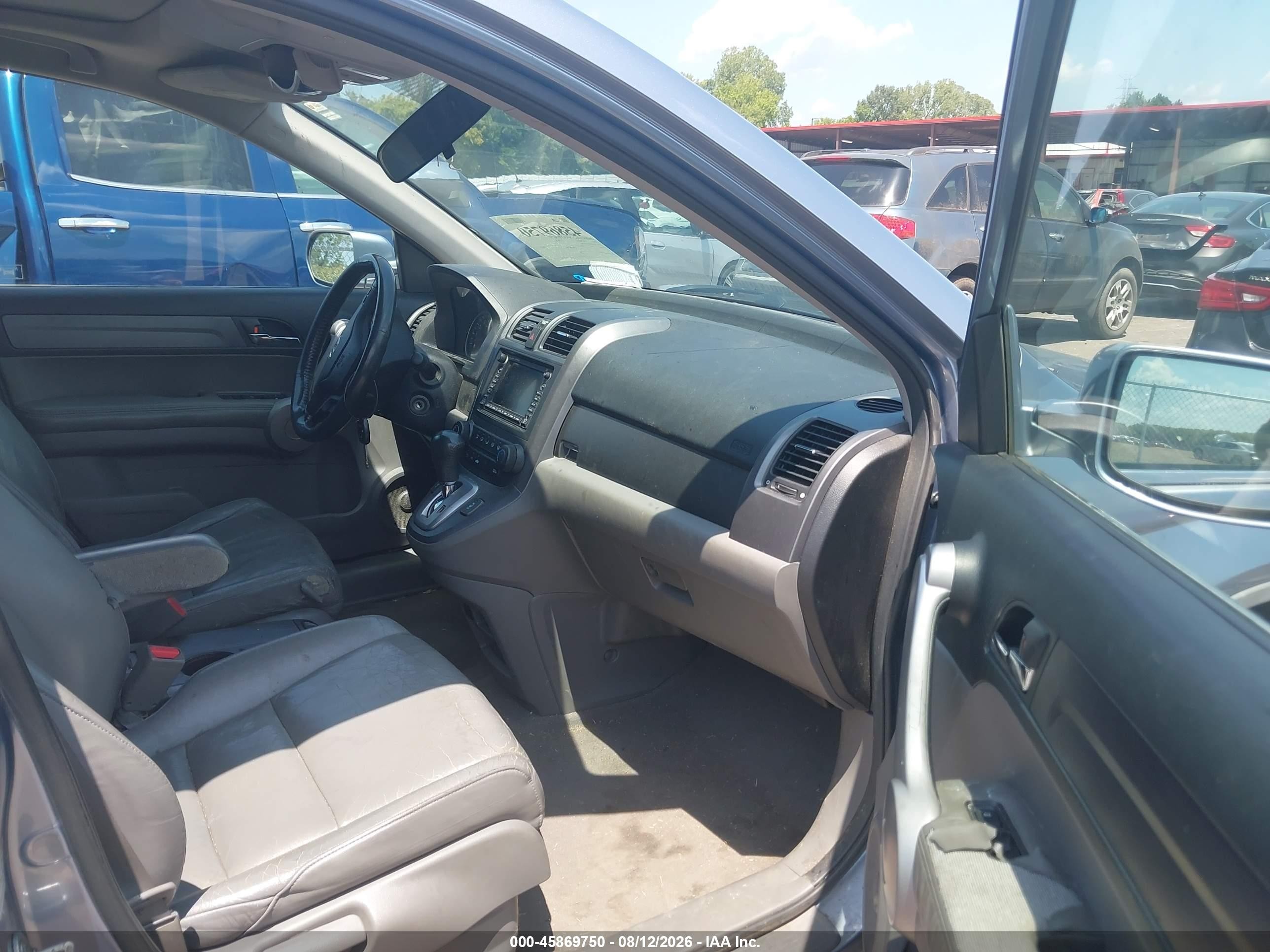 2007 Honda Cr-v Ex-l Blue vin: JHLRE48797C037965