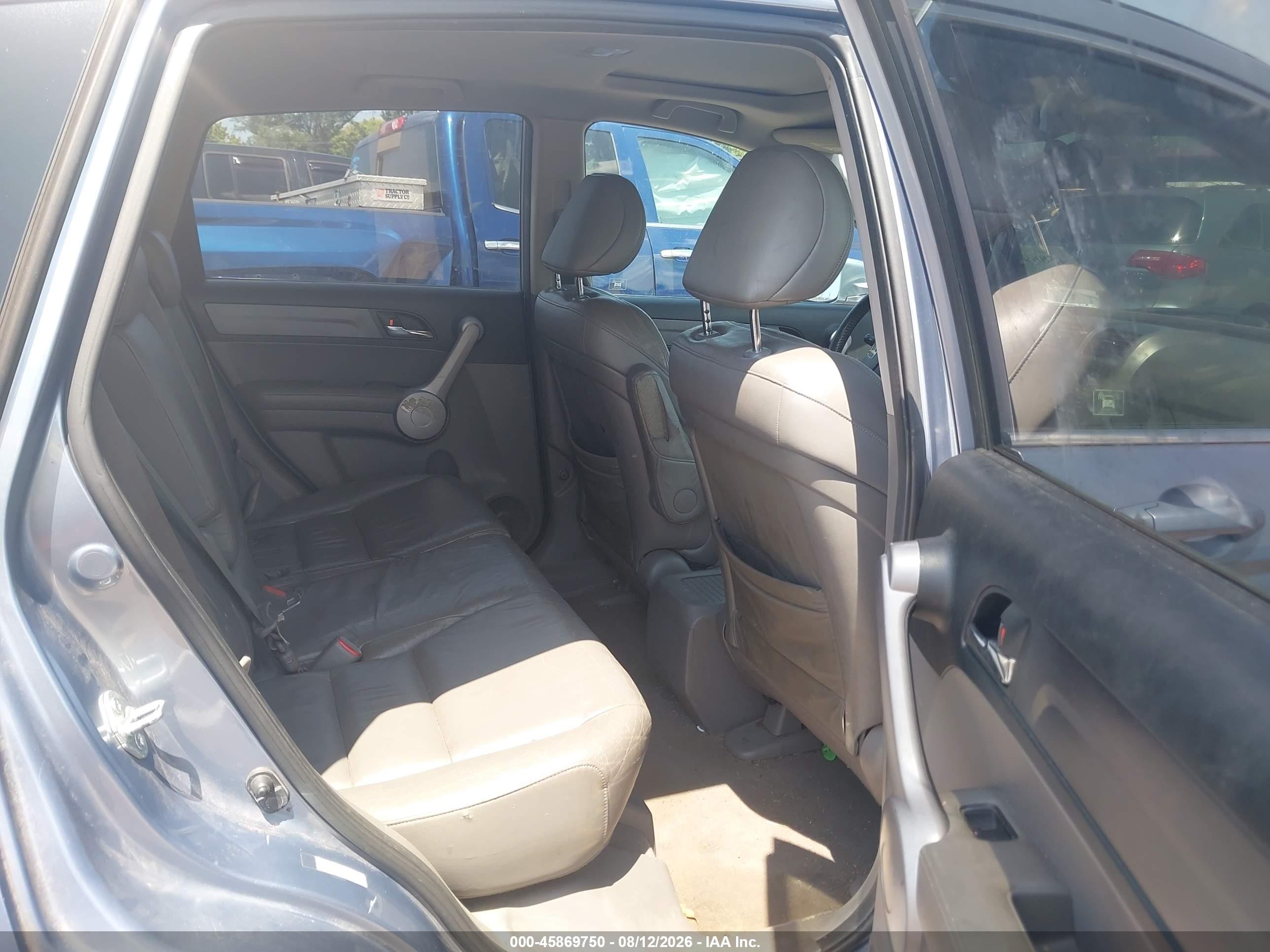 2007 Honda Cr-v Ex-l Blue vin: JHLRE48797C037965