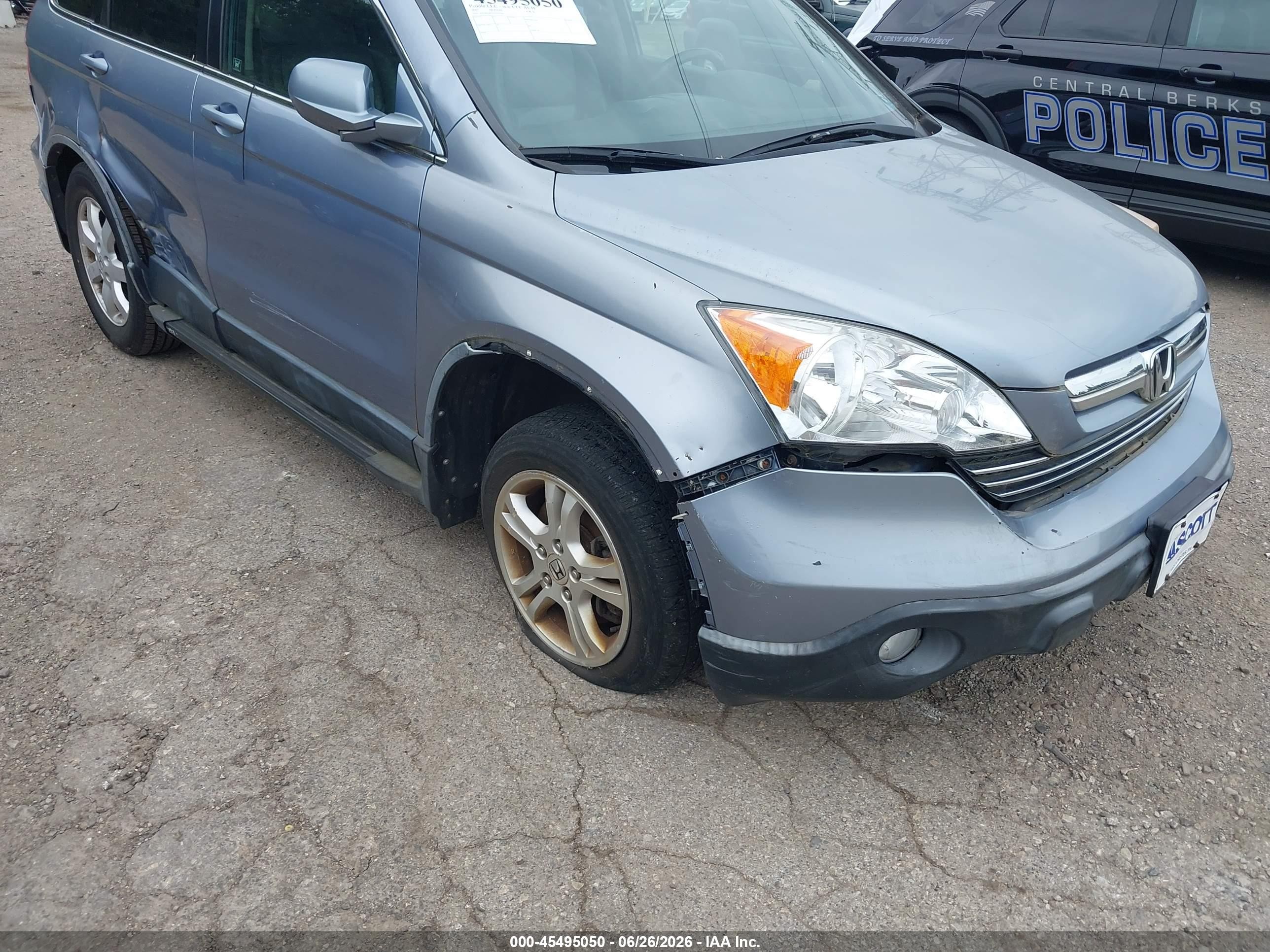 2007 Honda Cr-v Ex-l Light Blue vin: JHLRE48797C057102