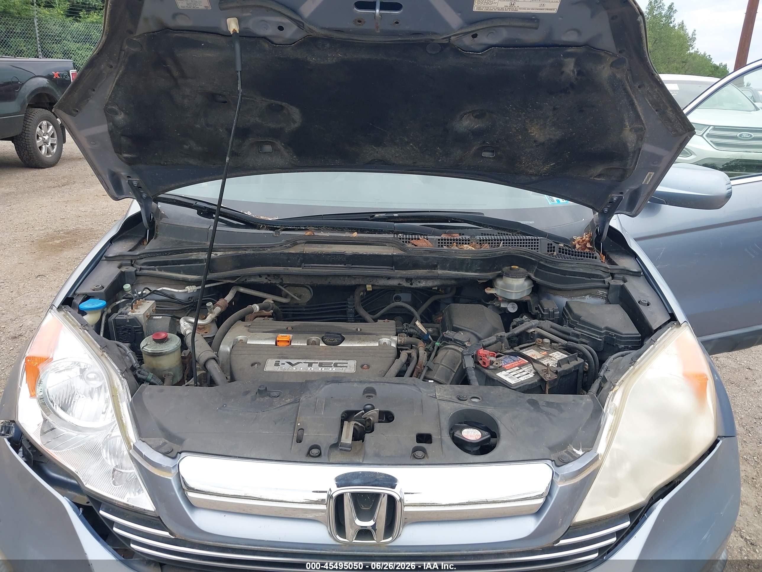 2007 Honda Cr-v Ex-l Light Blue vin: JHLRE48797C057102