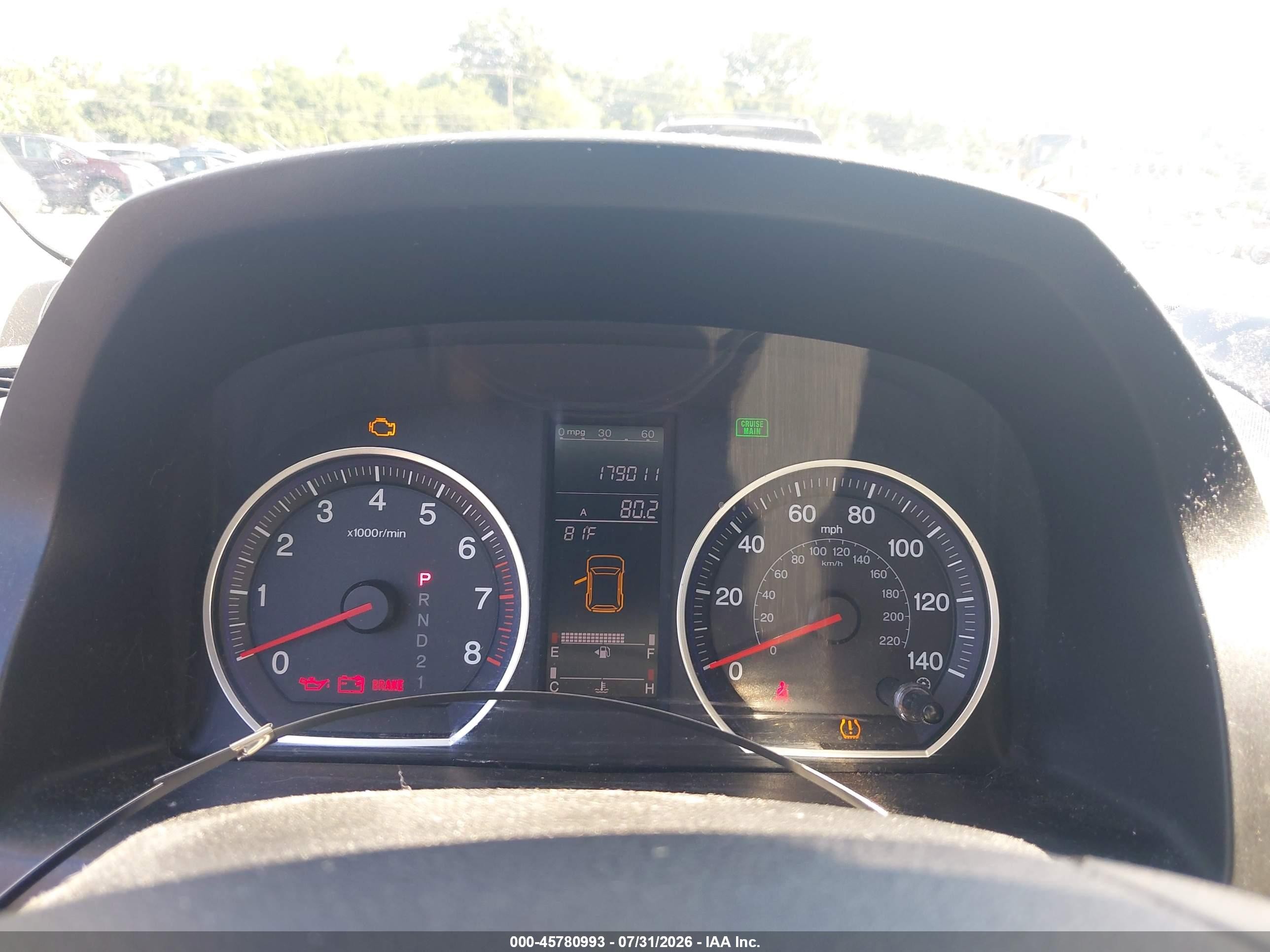 2007 Honda Cr-v Ex-l Black vin: JHLRE48797C057861