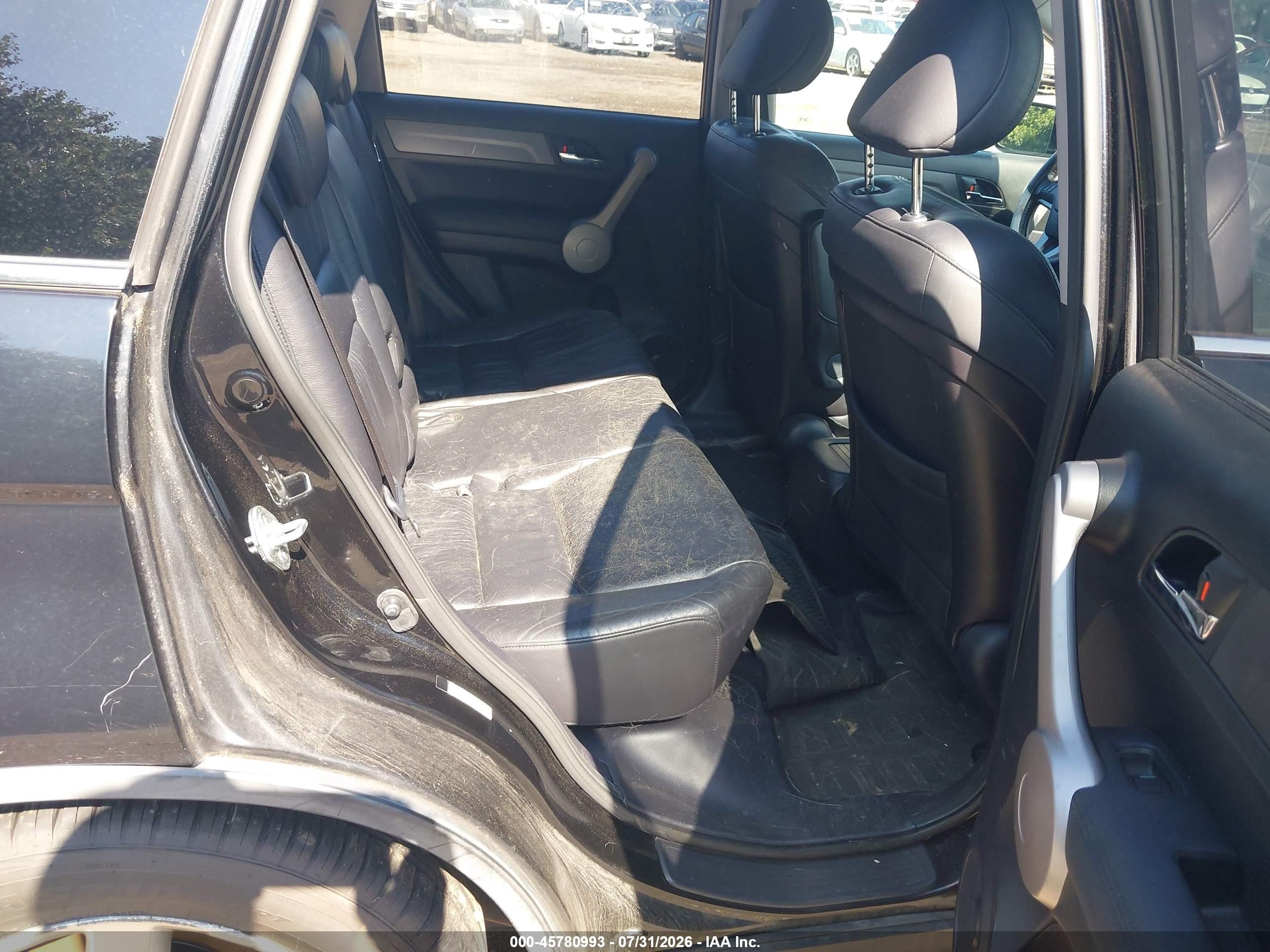 2007 Honda Cr-v Ex-l Black vin: JHLRE48797C057861