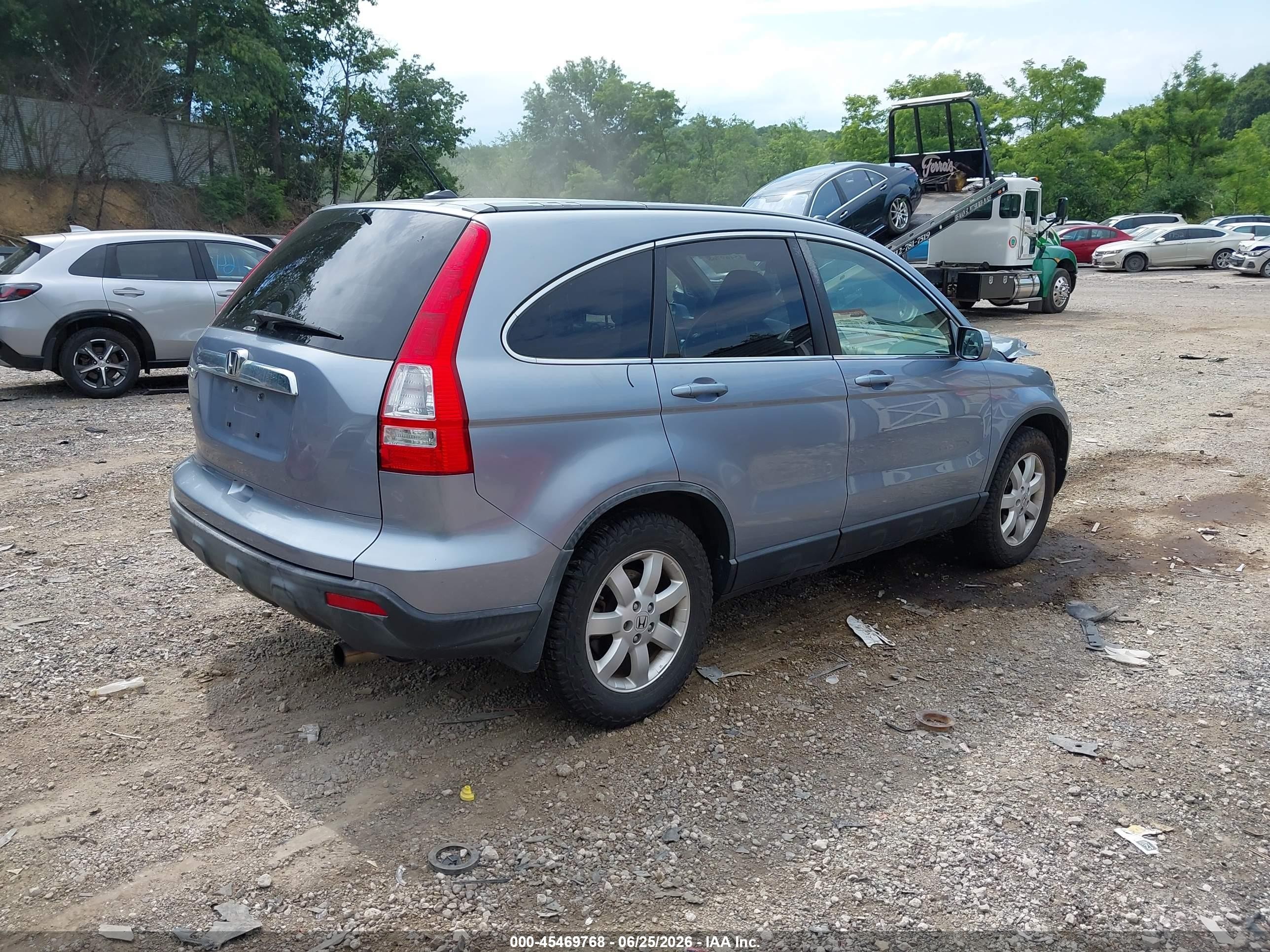2007 Honda Cr-v Ex-l Серый vin: JHLRE48797C078970