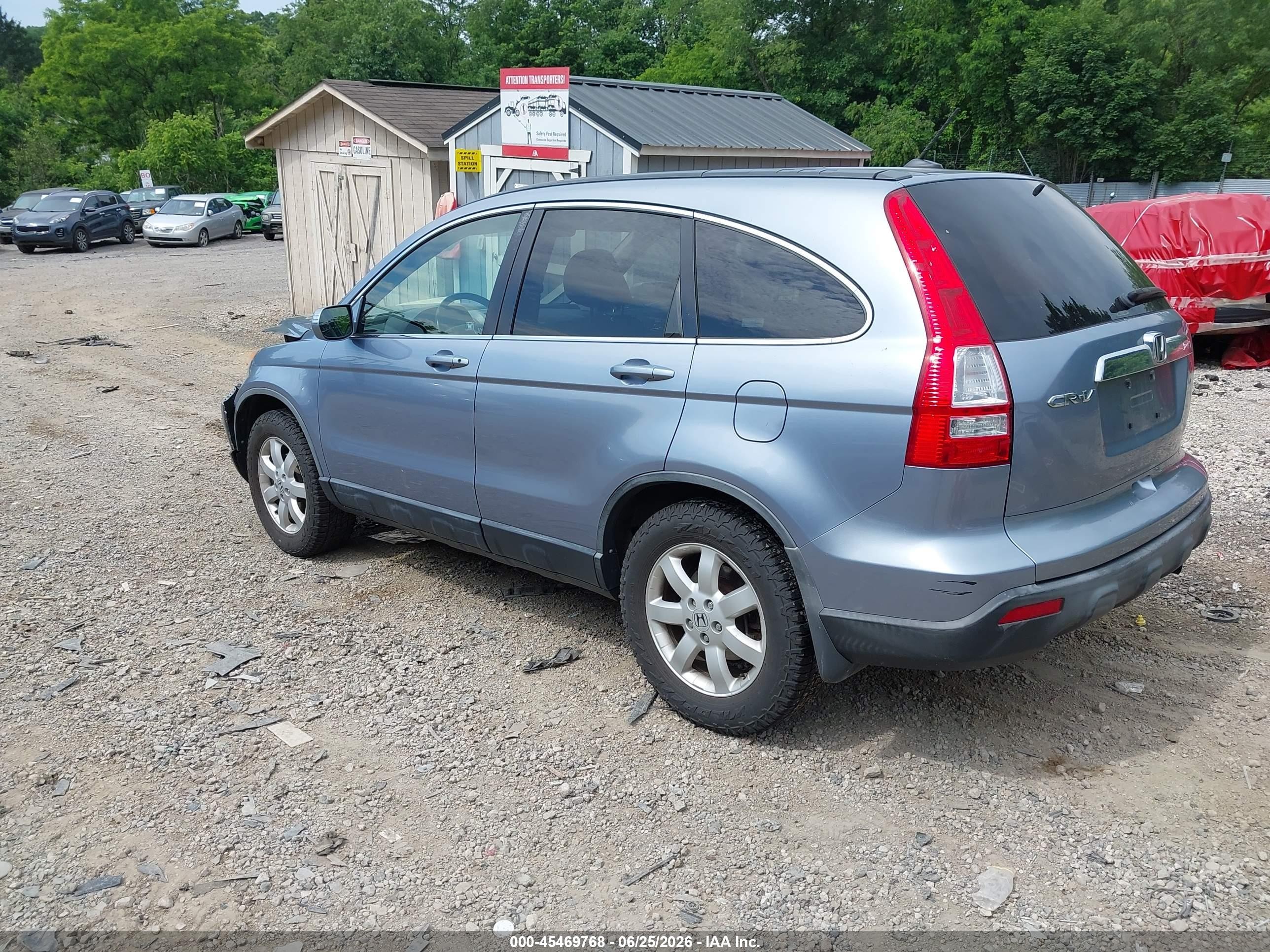 2007 Honda Cr-v Ex-l Серый vin: JHLRE48797C078970