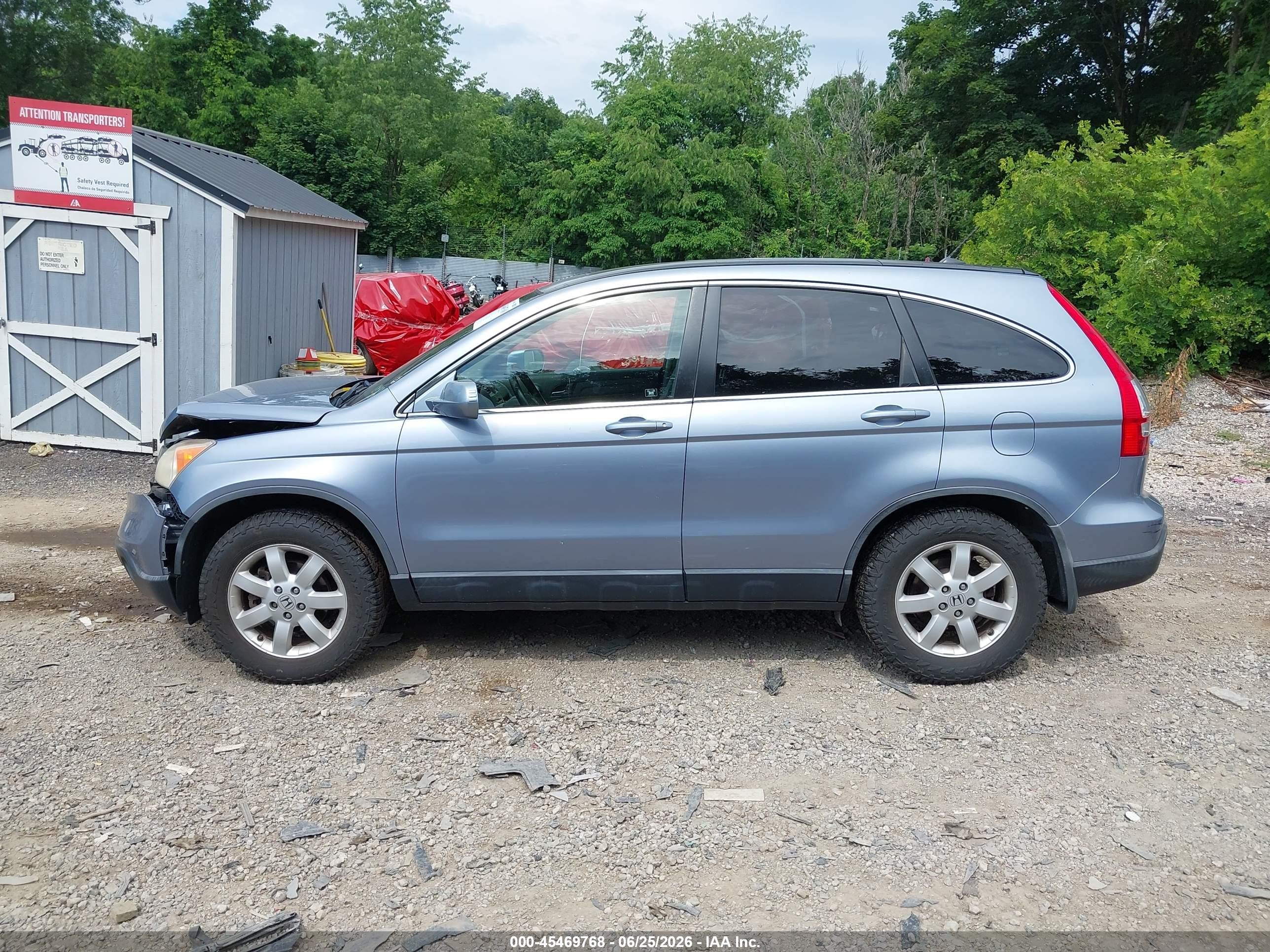 2007 Honda Cr-v Ex-l Серый vin: JHLRE48797C078970