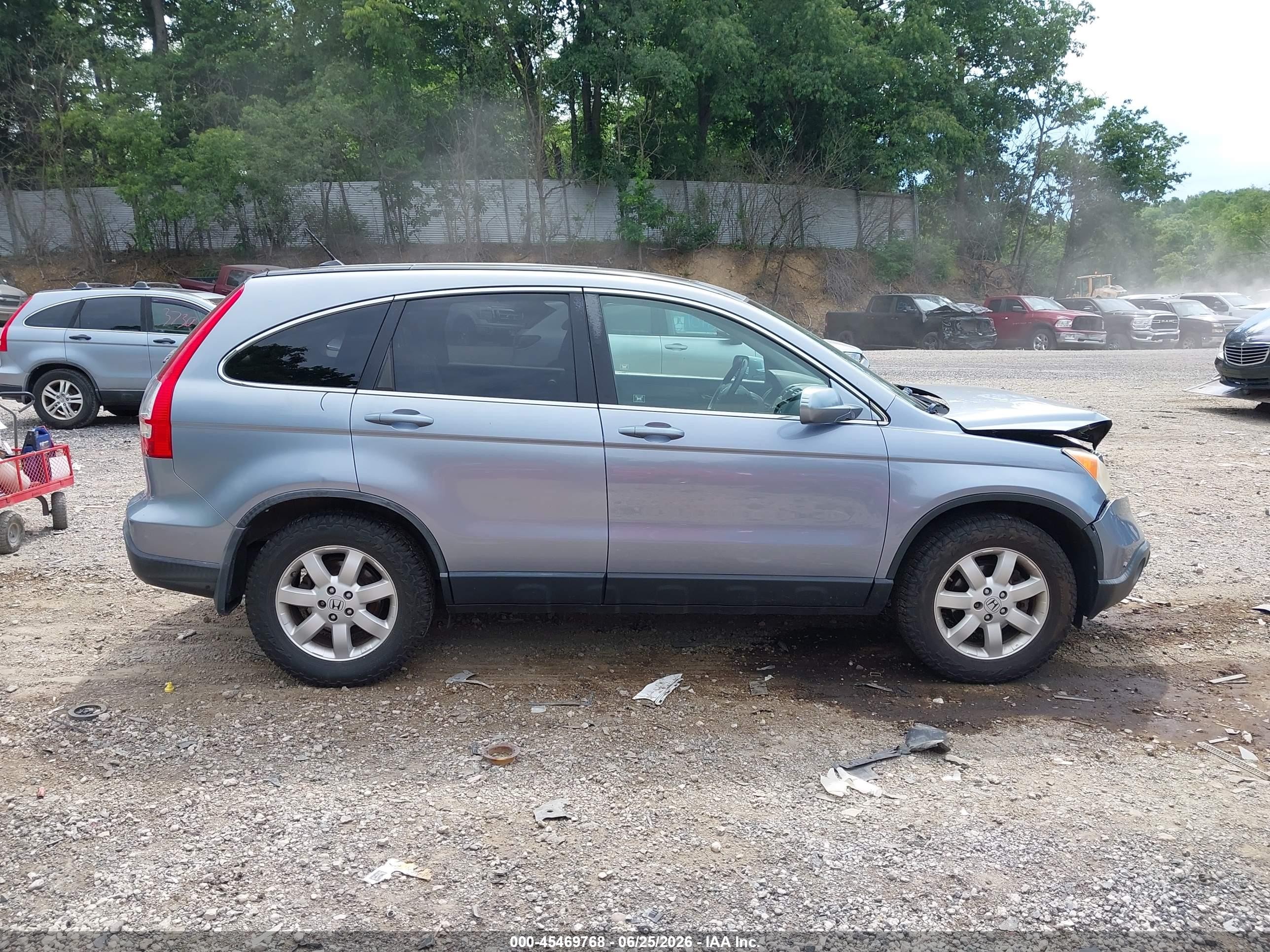 2007 Honda Cr-v Ex-l Серый vin: JHLRE48797C078970