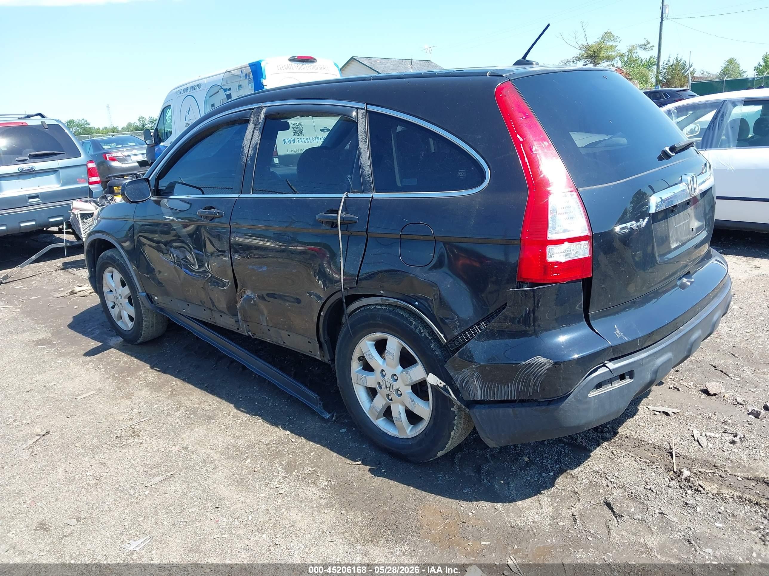2007 Honda Cr-v Ex-l Черный vin: JHLRE48797C089306