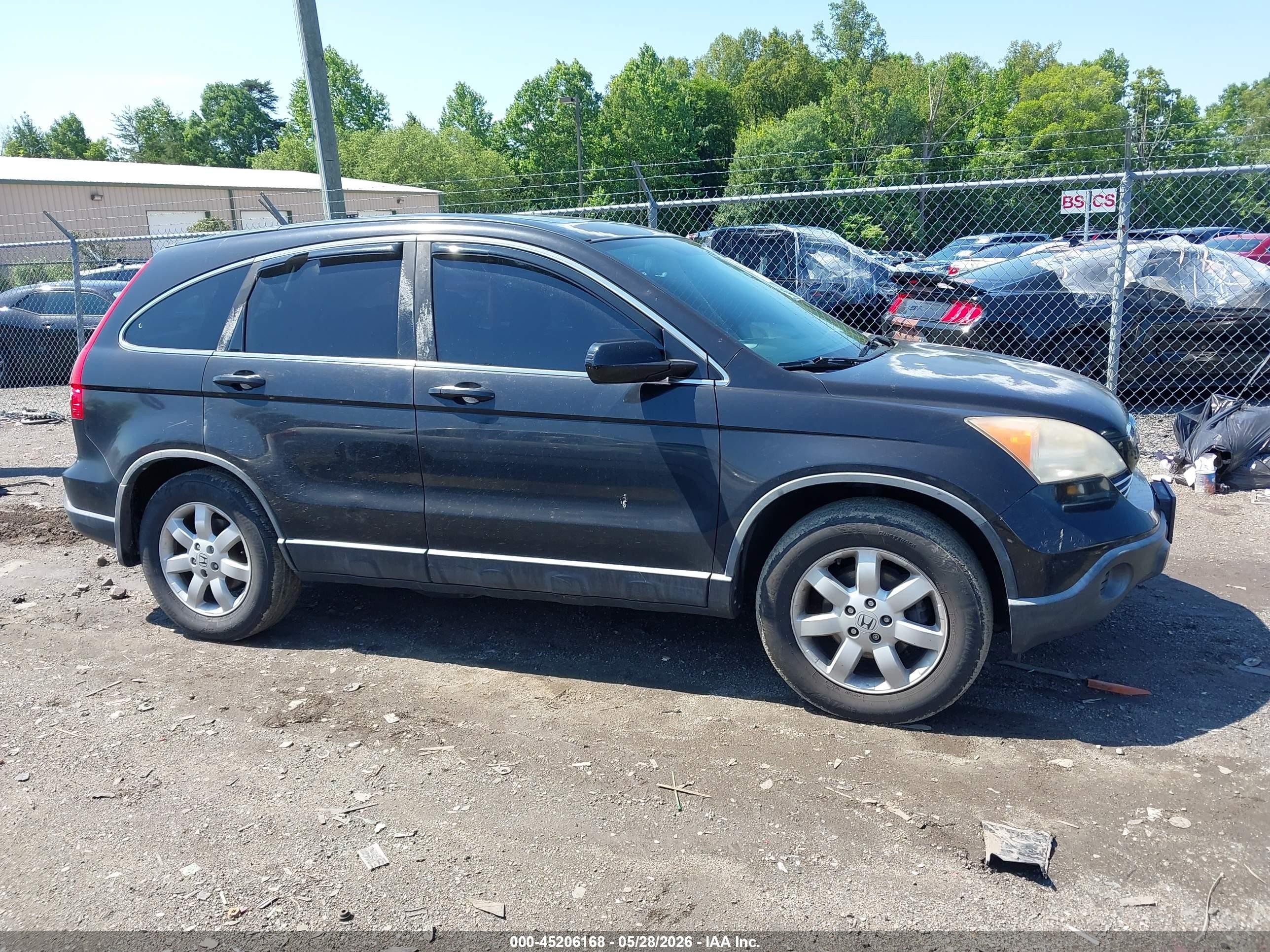 2007 Honda Cr-v Ex-l Черный vin: JHLRE48797C089306