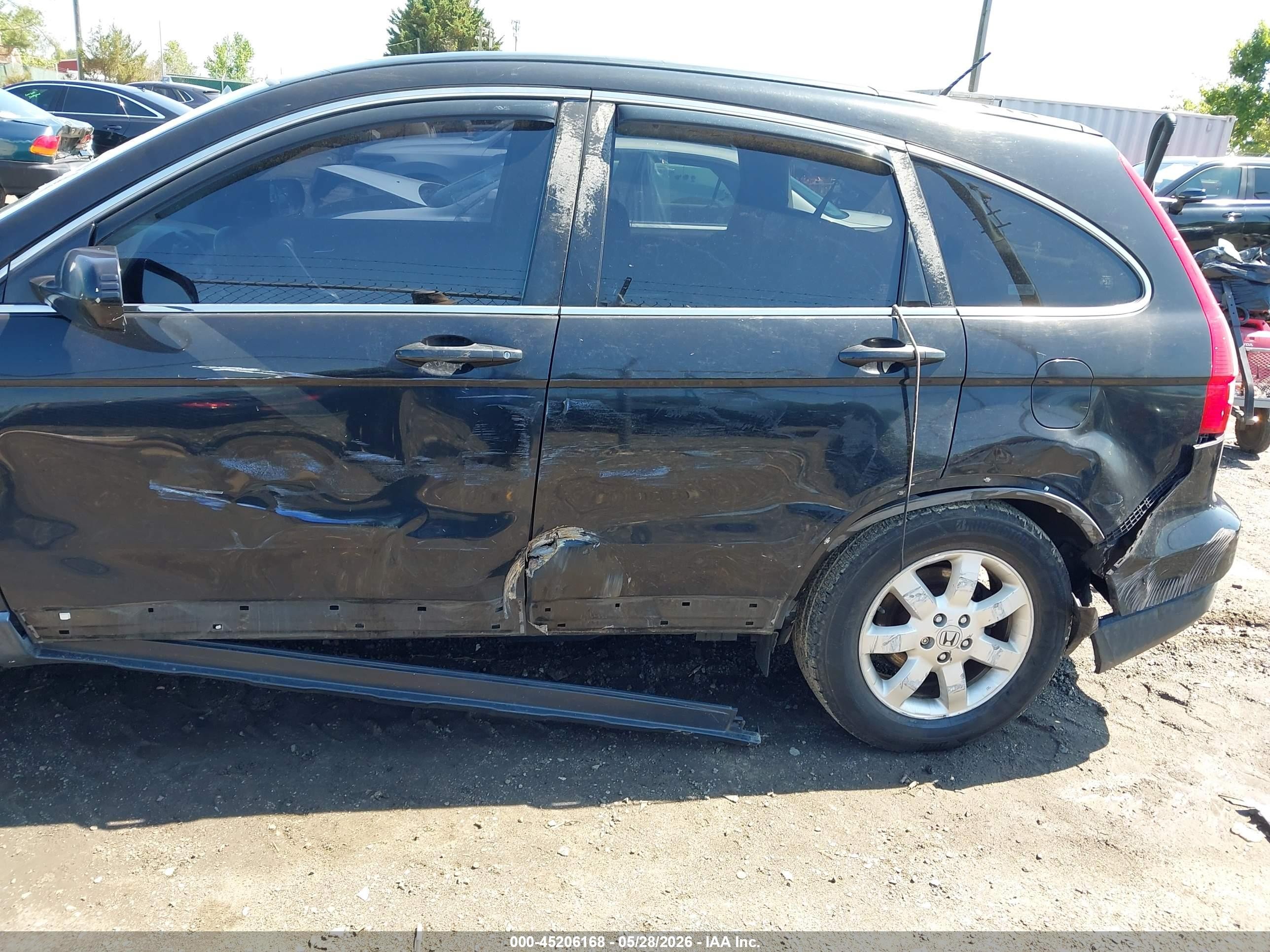 2007 Honda Cr-v Ex-l Черный vin: JHLRE48797C089306