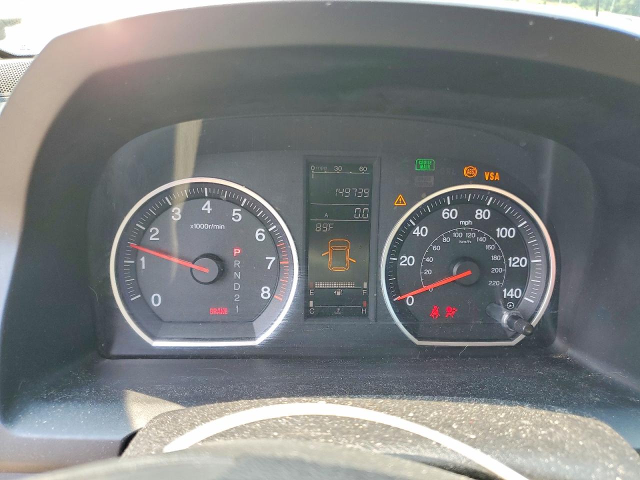 2007 Honda Cr-v Exl Green vin: JHLRE48797C105908