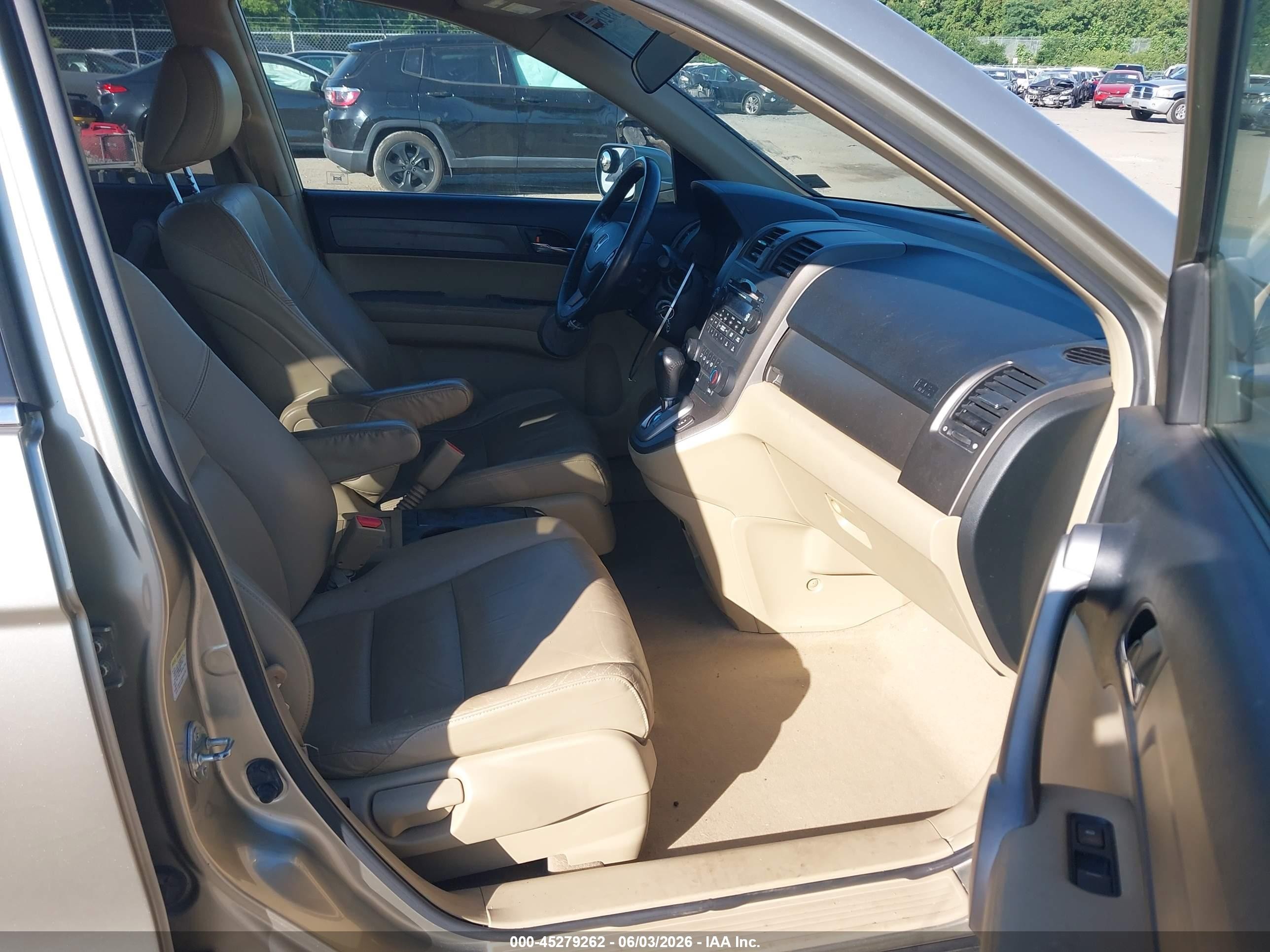 2007 Honda Cr-v Ex-l Champagne vin: JHLRE48797C113071