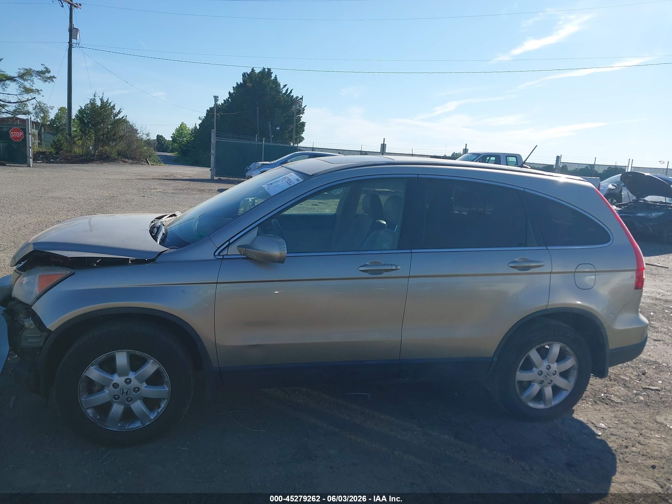 2007 Honda Cr-v Ex-l Champagne vin: JHLRE48797C113071
