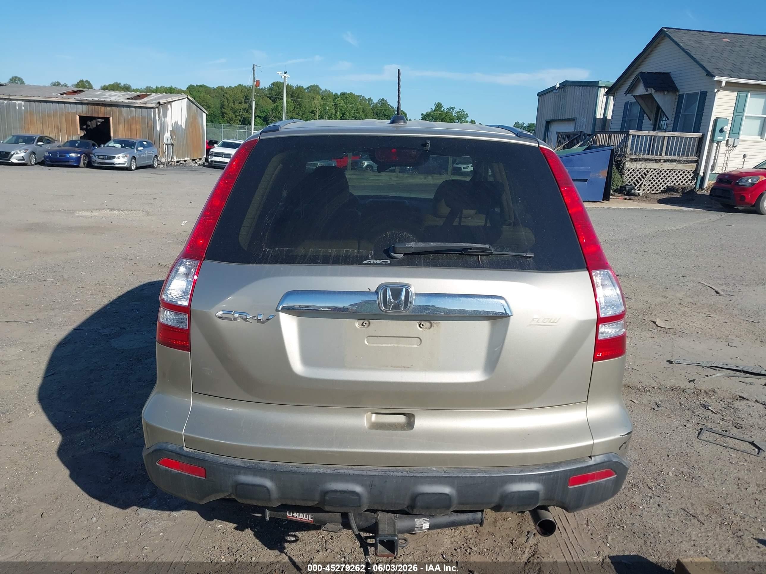 2007 Honda Cr-v Ex-l Champagne vin: JHLRE48797C113071
