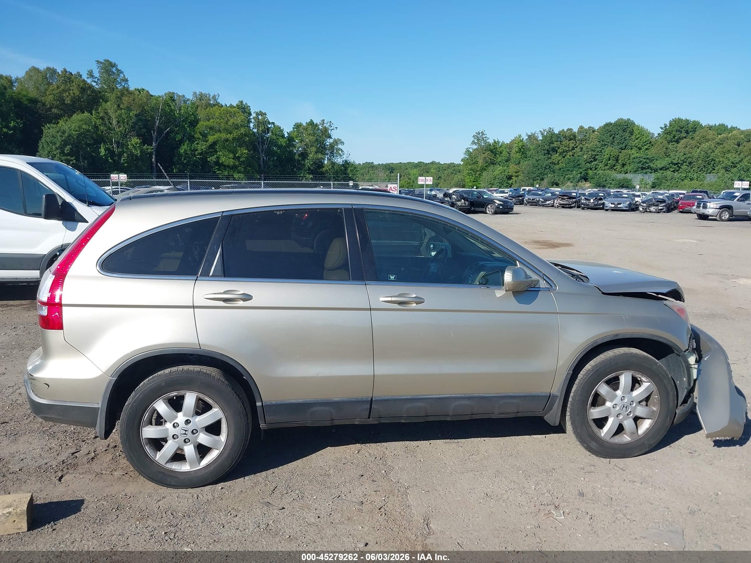 2007 Honda Cr-v Ex-l Champagne vin: JHLRE48797C113071